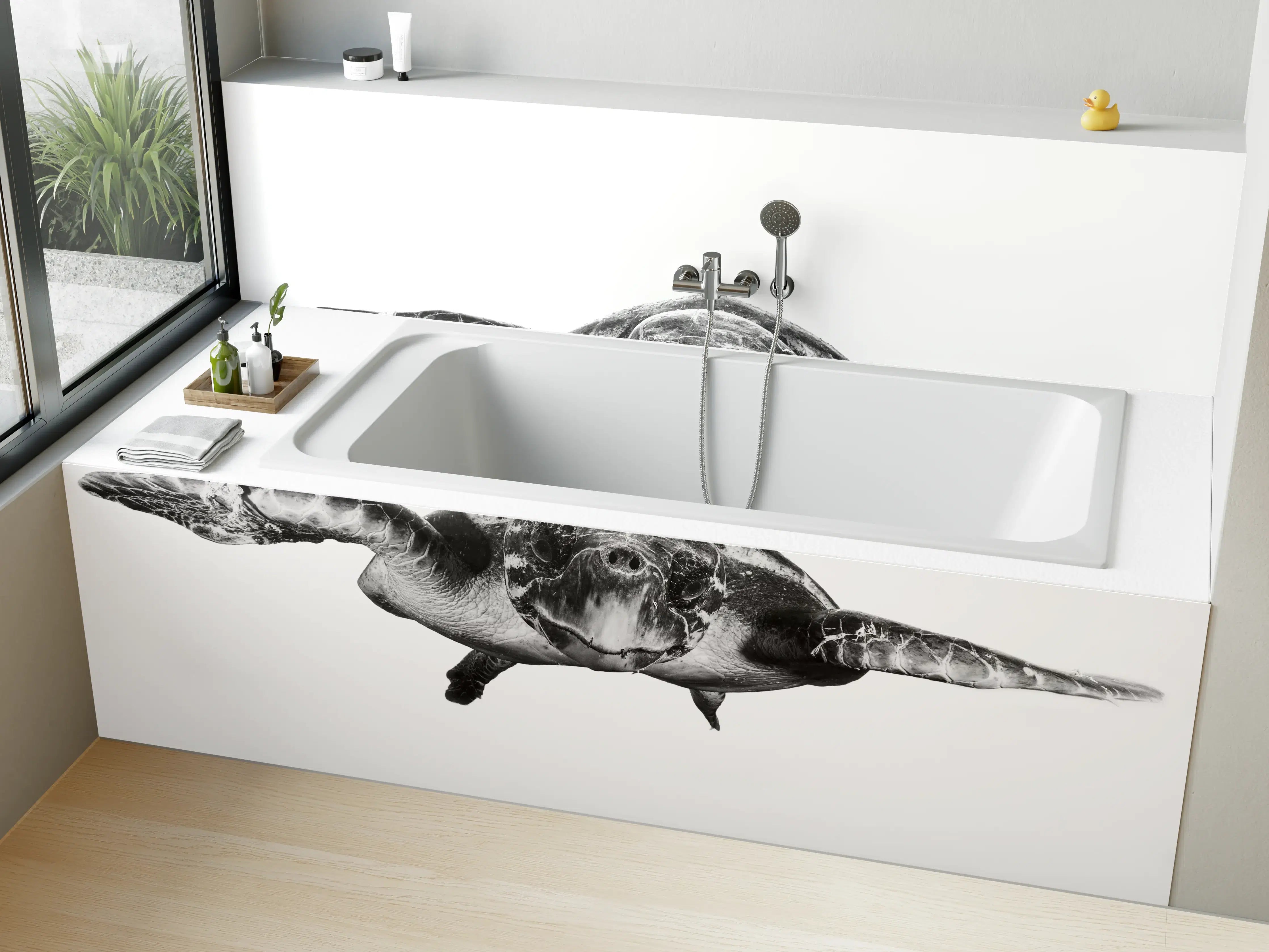 Badewannen-Rückwand - Schildkröte