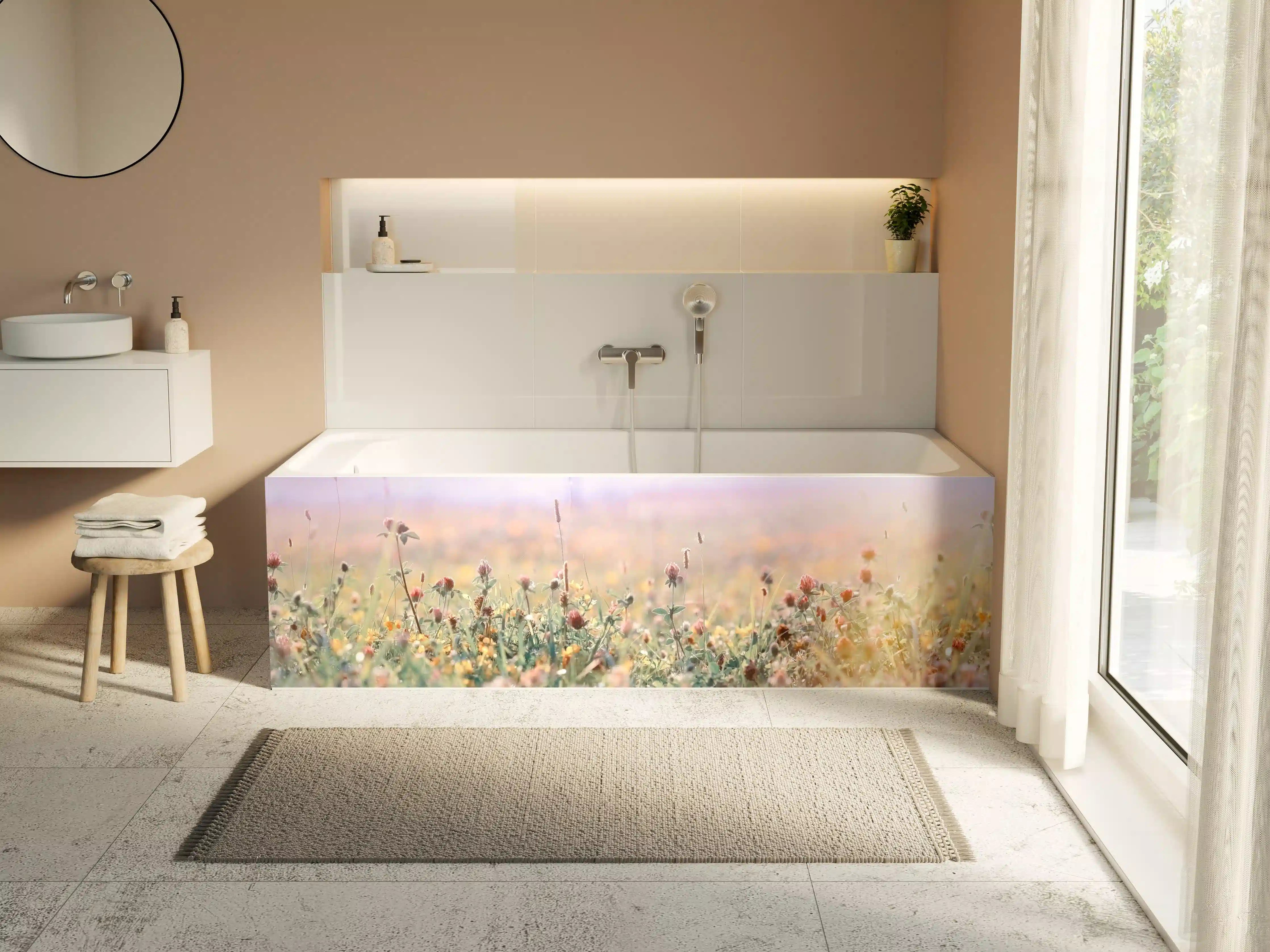 Badewannen-Rückwand - Schöne Wiese