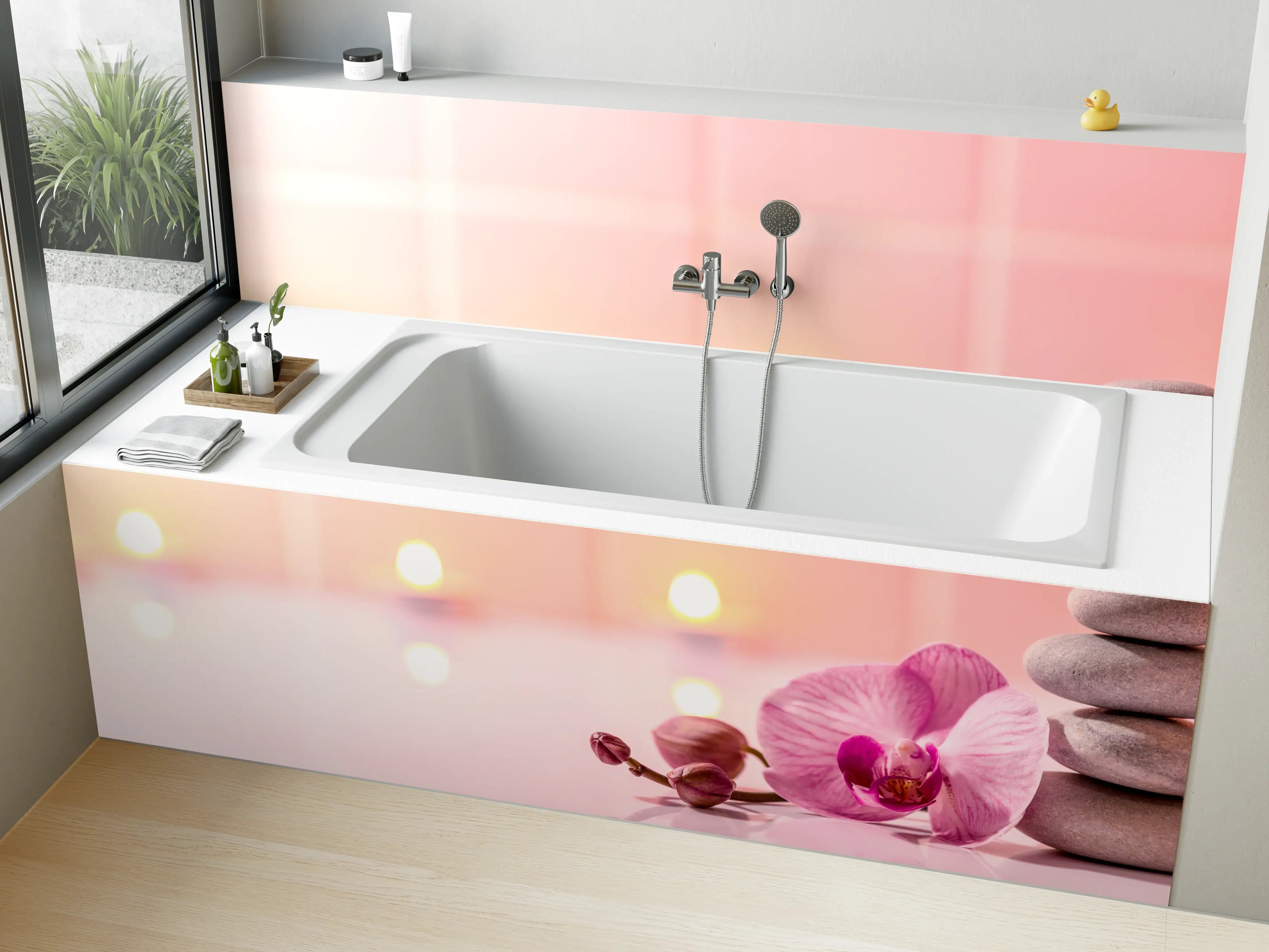 Badewannen-Rückwand - Spa-Stillleben