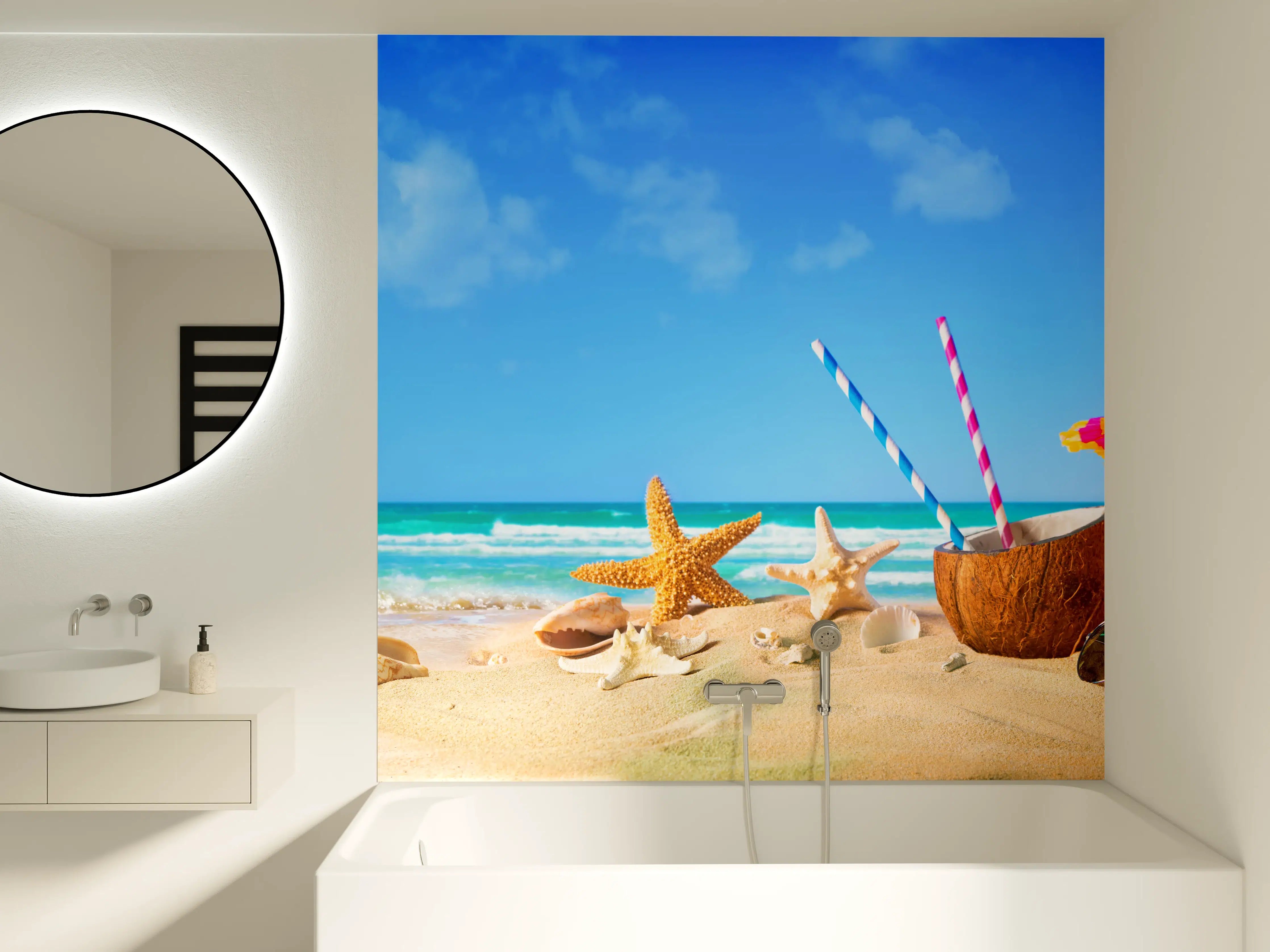 Badewannen-Rückwand - Strandaccesoires