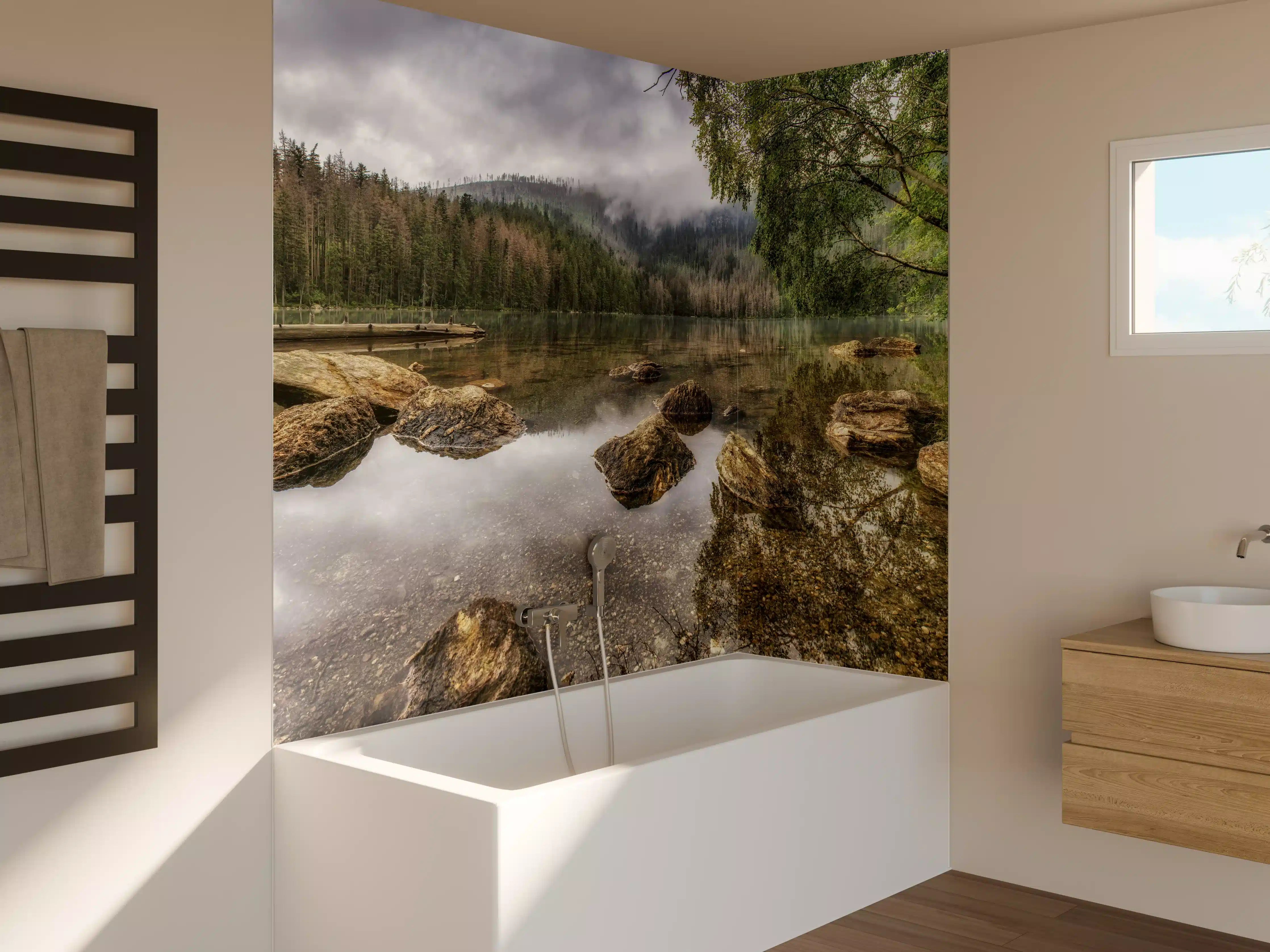 Badewannen-Rückwand - Sumava - Schwarzer See - Tschechische Republik