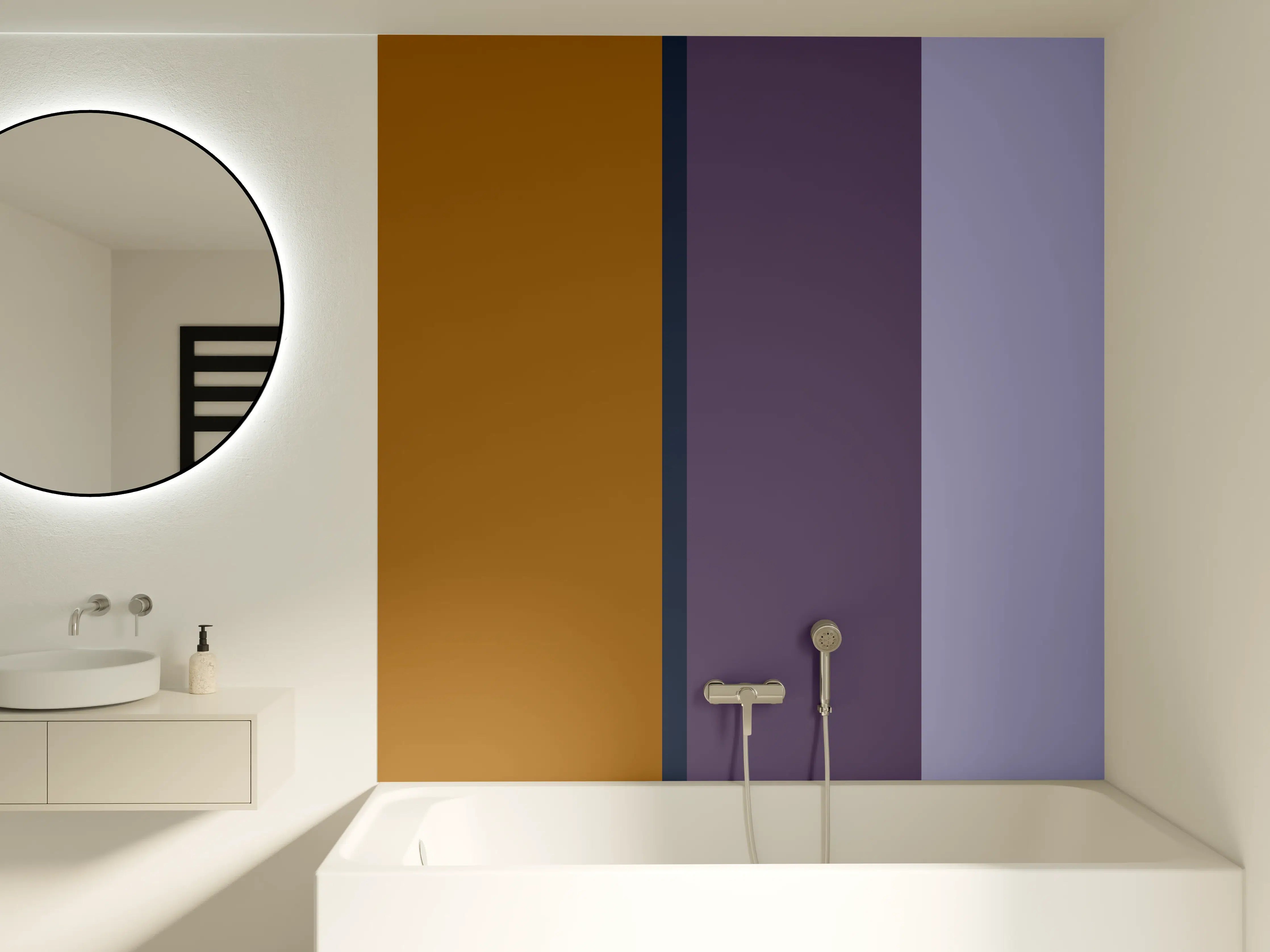 Badewannen-Rückwand - The Retros - Vertikal - Tyrion