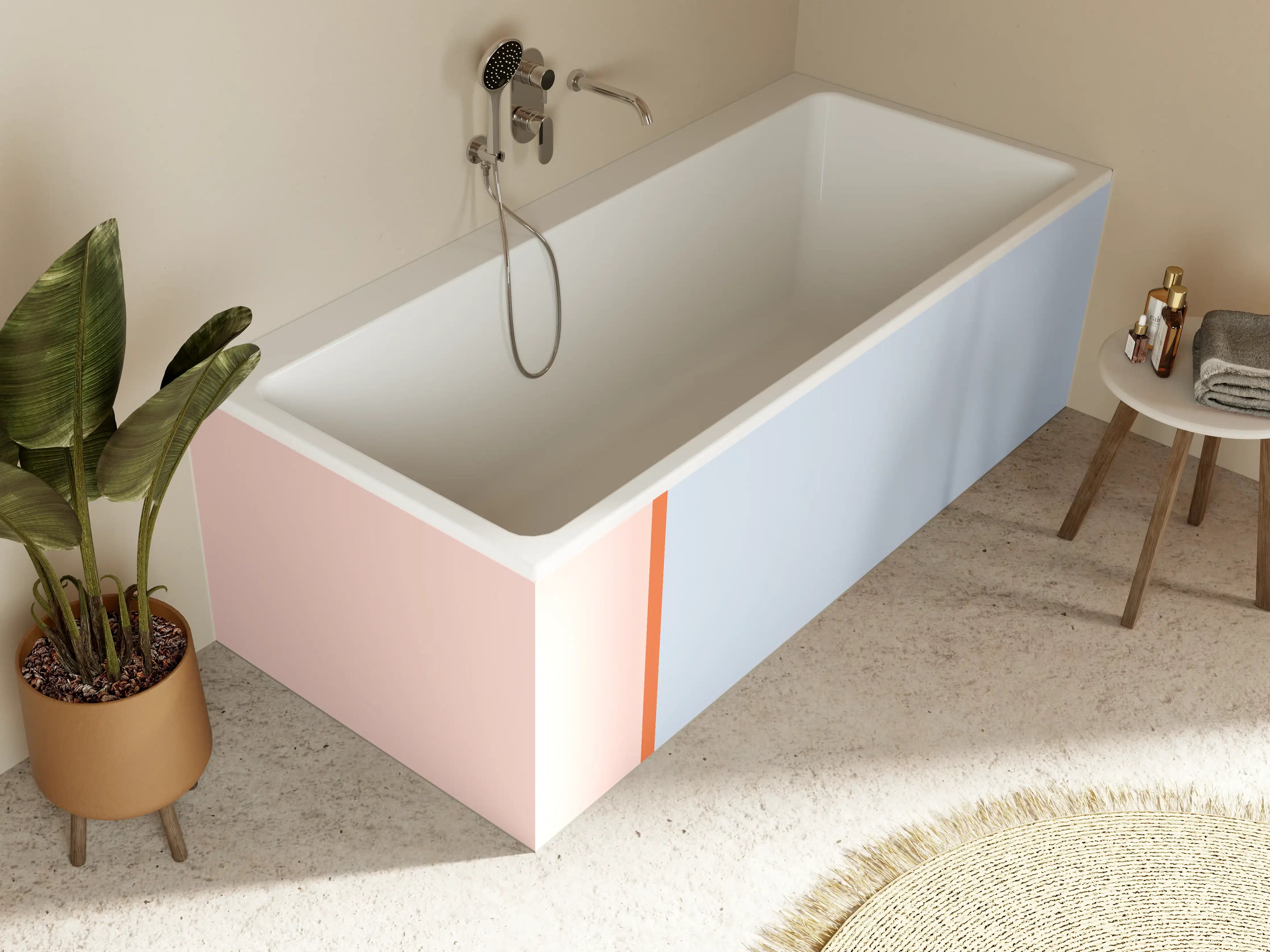Badewannen-Rückwand - The Springs - Easy Vertikal - Crocus