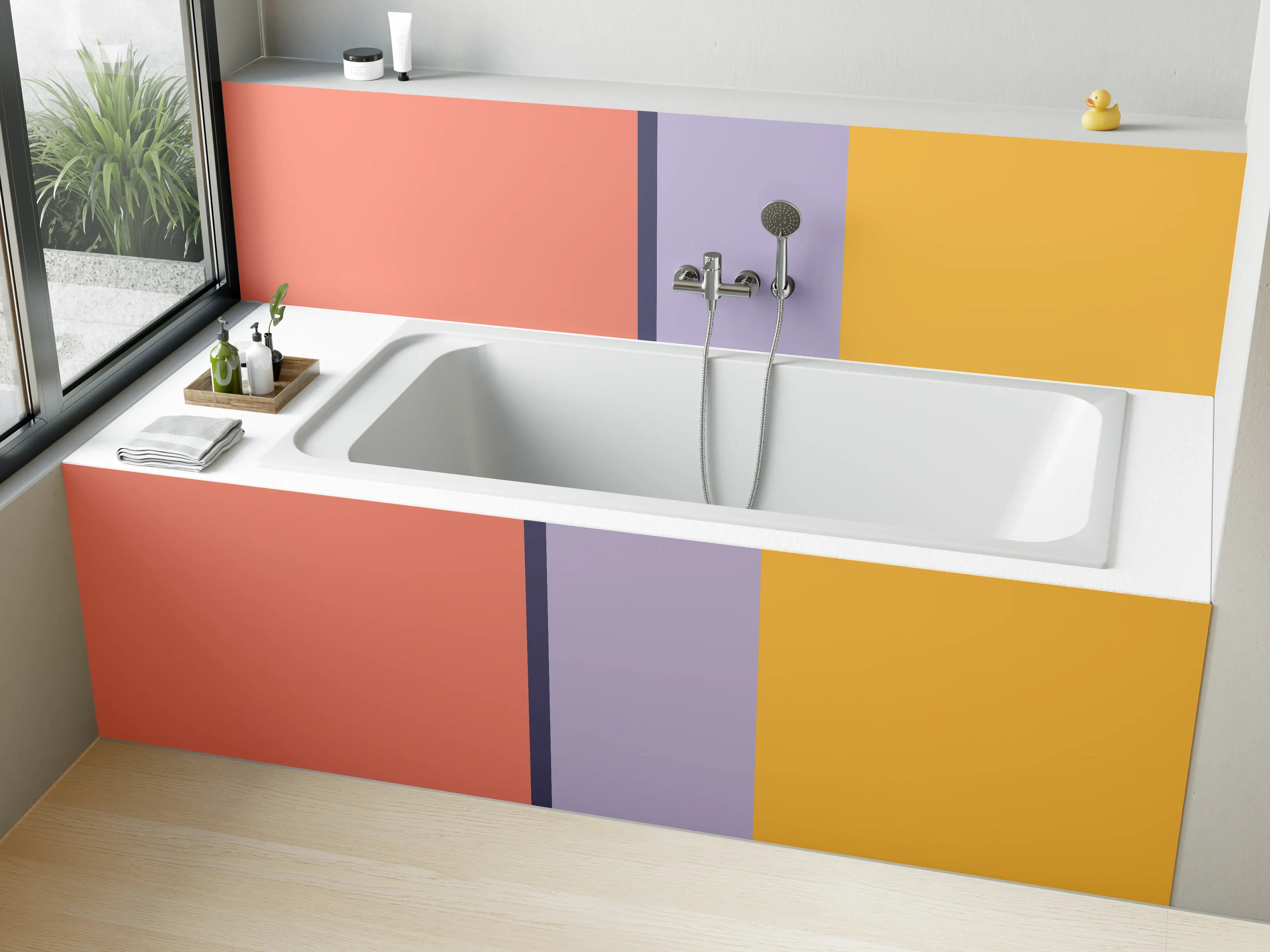 Badewannen-Rückwand - The Vintages - Vertikal - Penelope