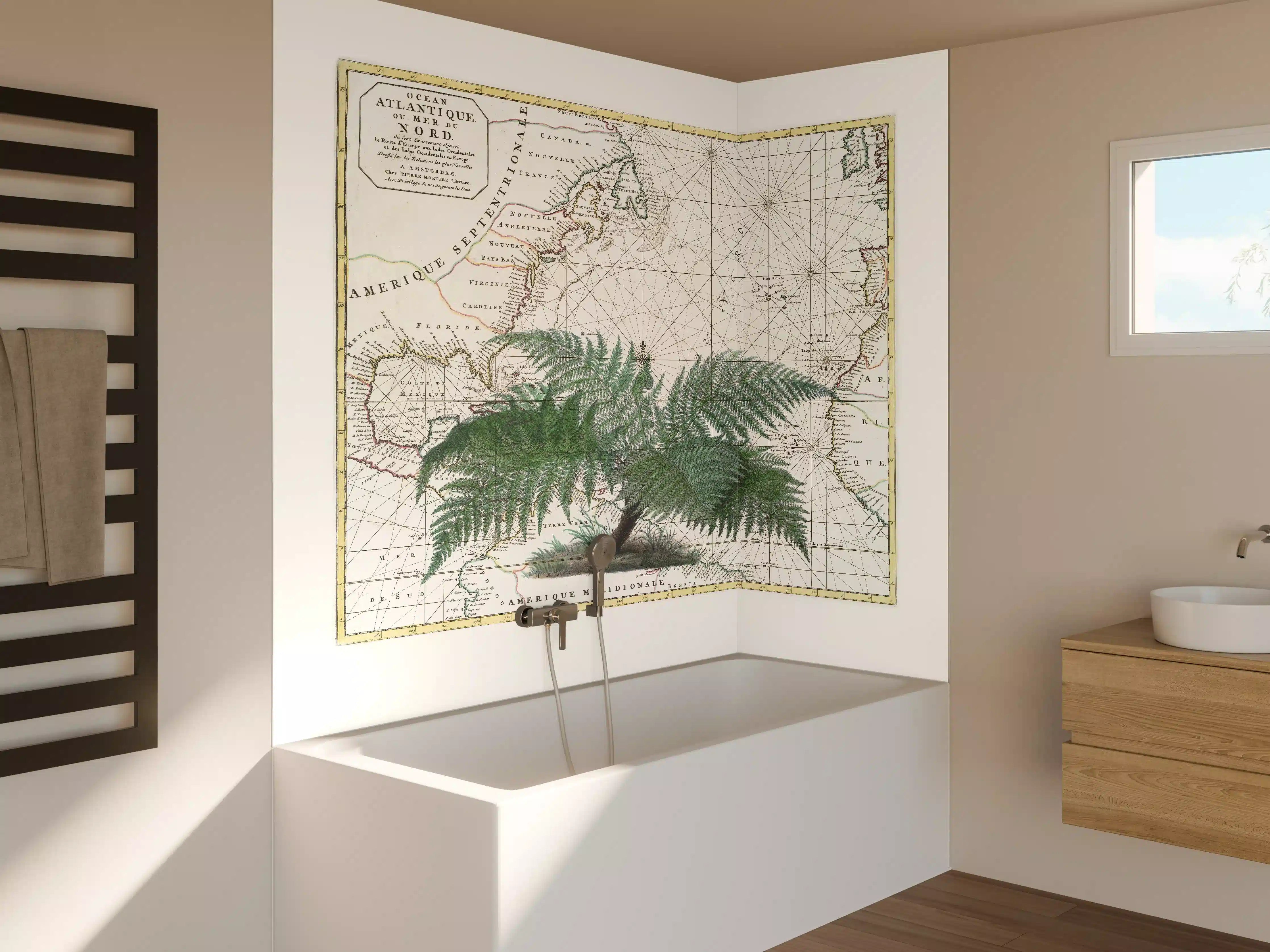 Badewannen-Rückwand - Tropical Empire No4
