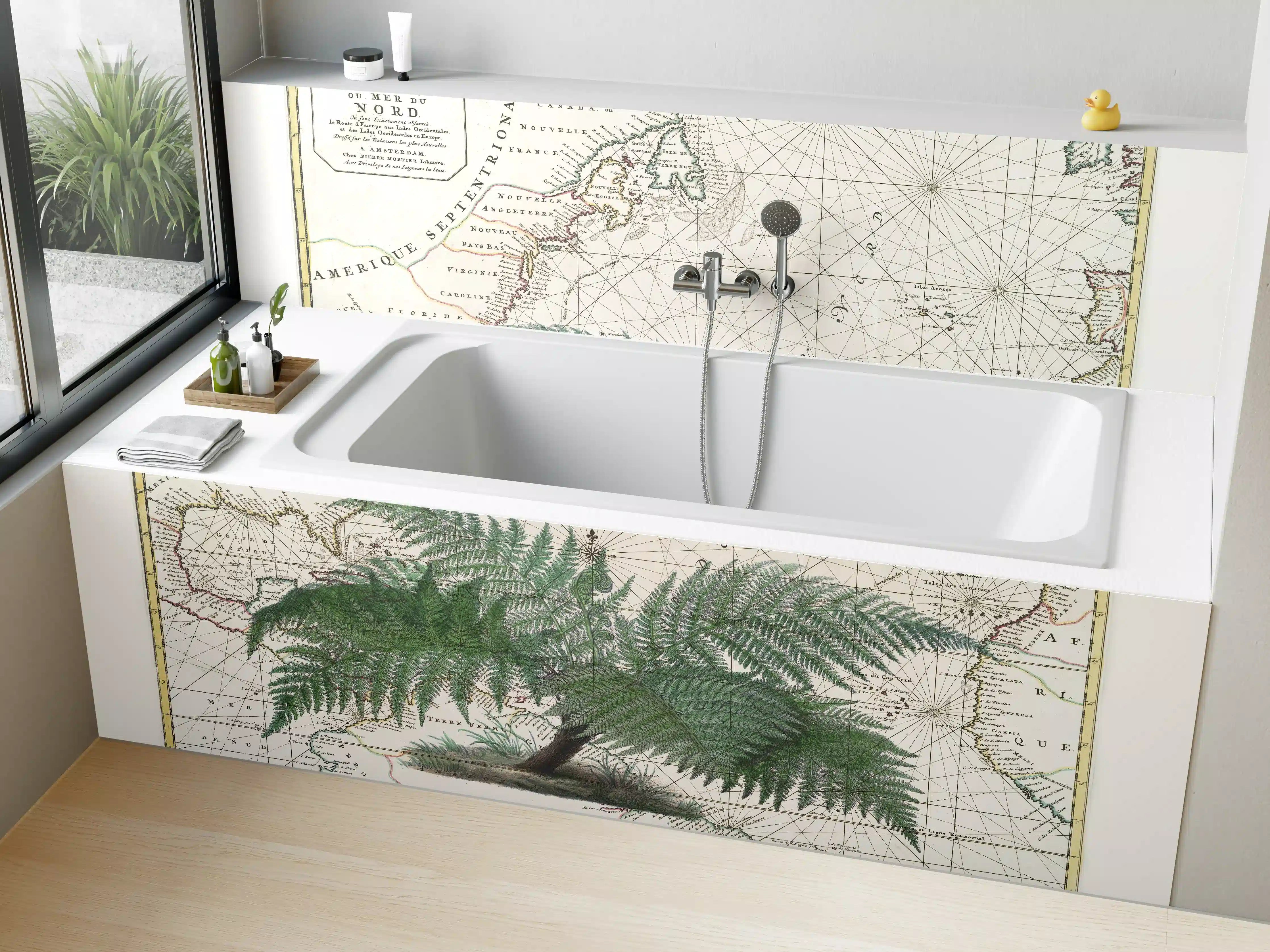 Badewannen-Rückwand - Tropical Empire No4