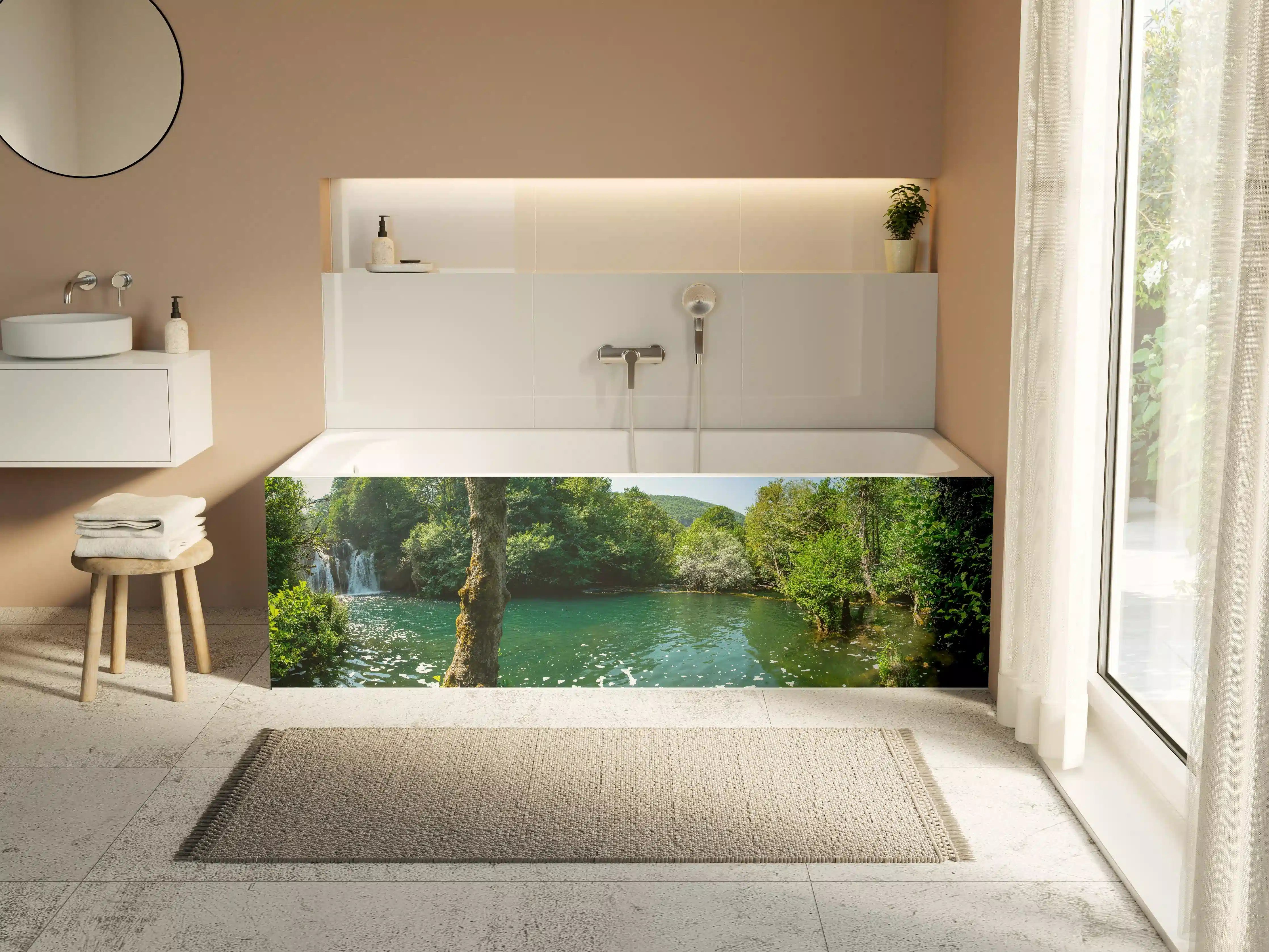 Badewannen-Rückwand - Wasserfall von Martin Brod - Bosnien
