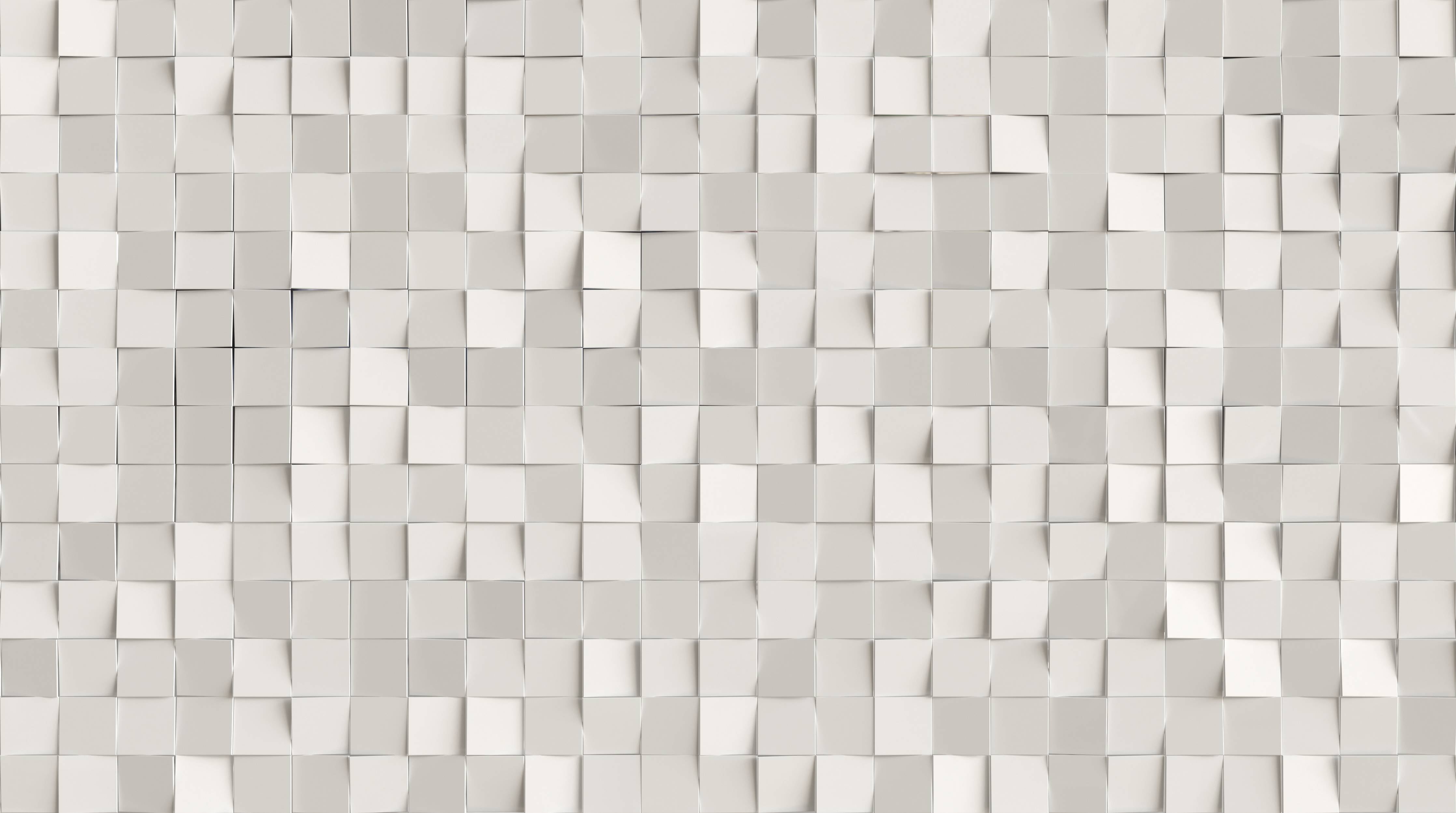 Badewannen-Rückwand-Weiße 3D-Wandfläche mit Quader-Textur