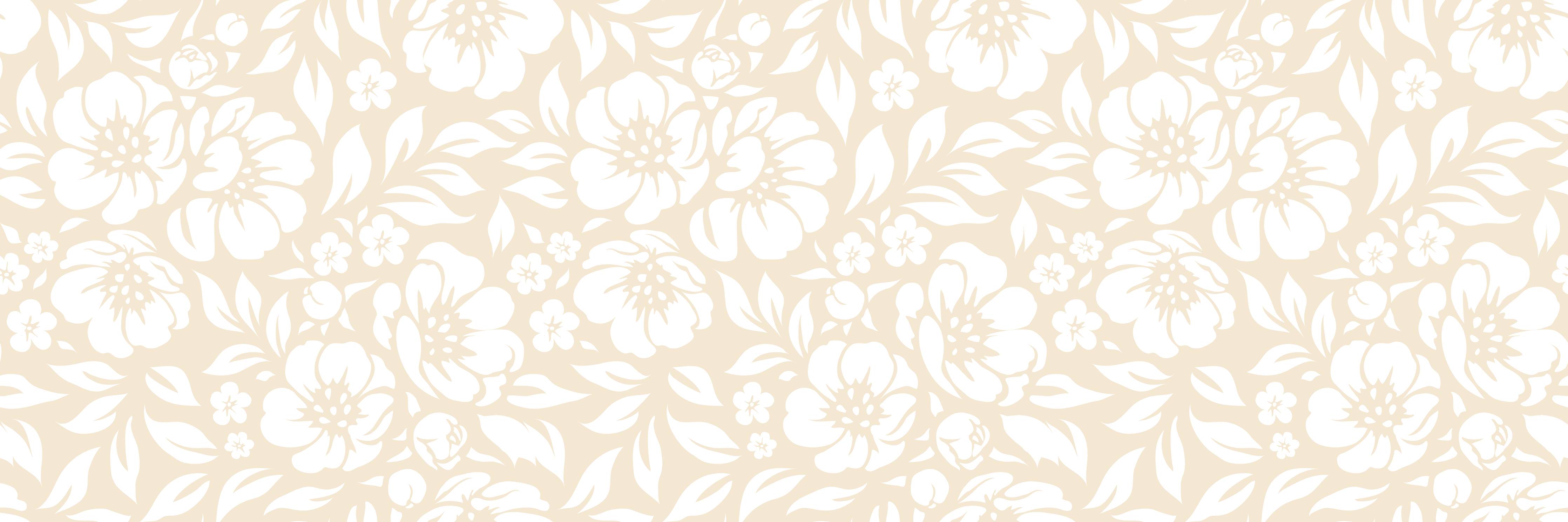 Badewannen-Rückwand-Weißes Blumenmuster mit zarten Details