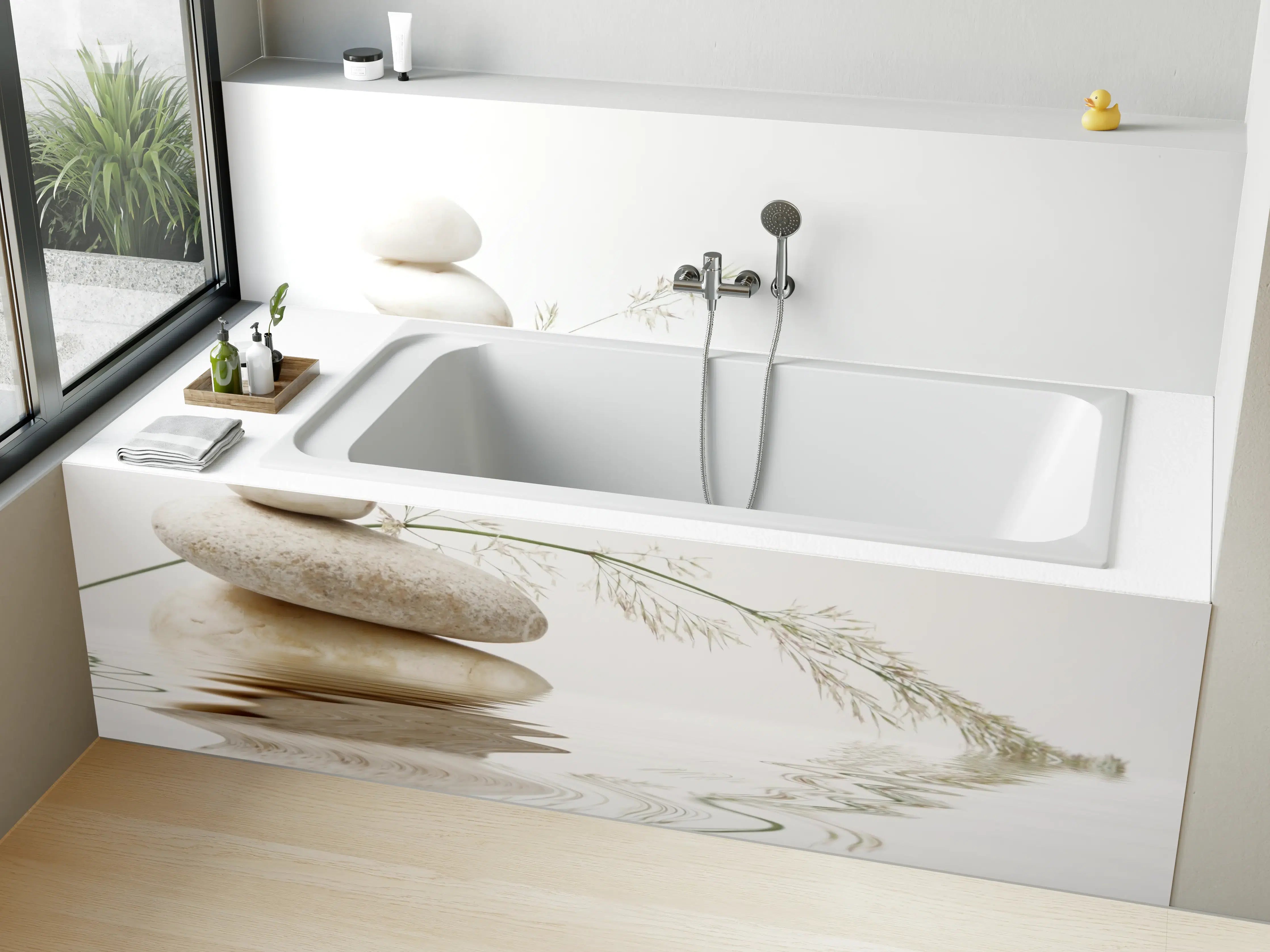 Badewannen-Rückwand - Wellness-Stillleben