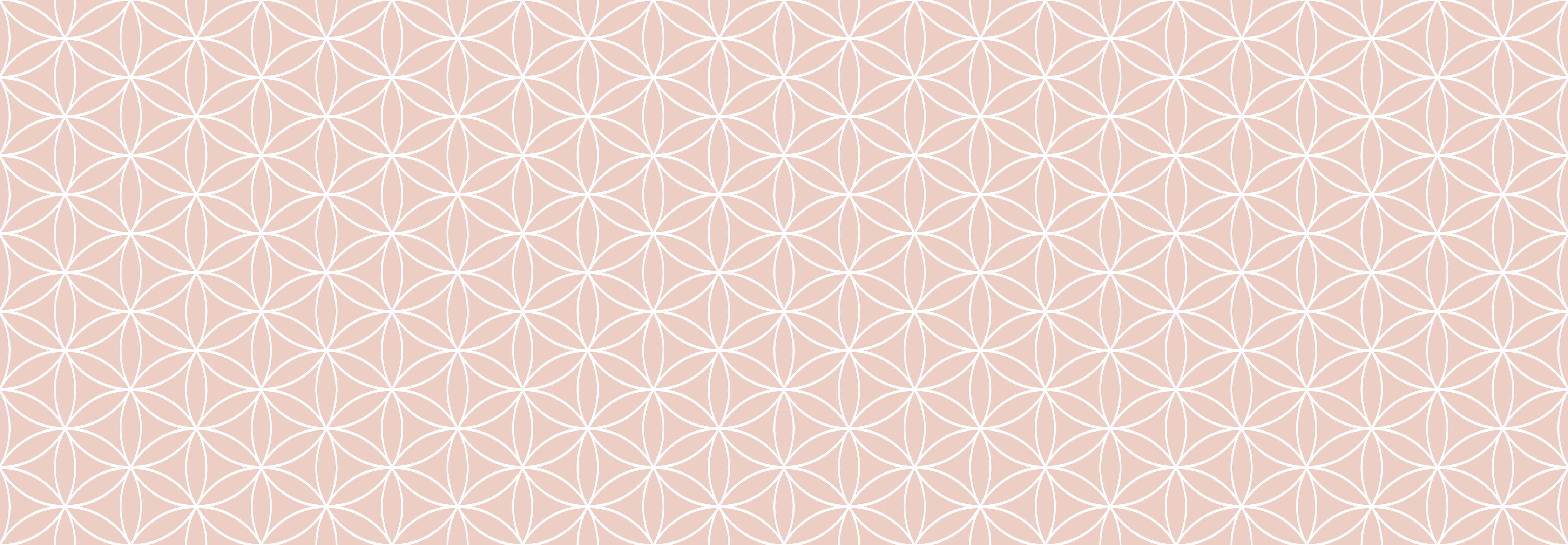 Badewannen-Rückwand-Zartes Rosé mit geometrischem Muster