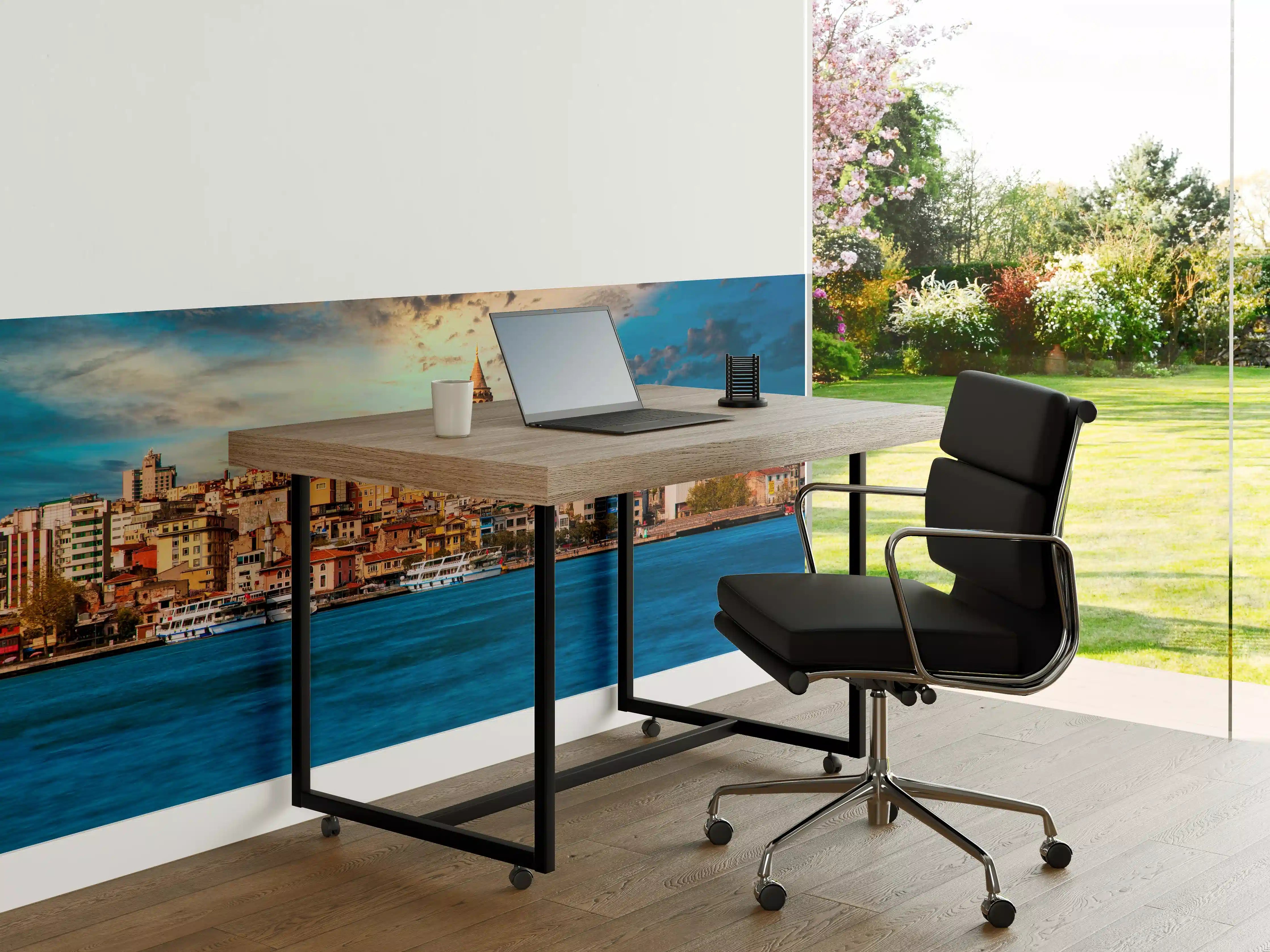 Büro Wandgestaltung -  Ausblick auf Galata vom Wasser