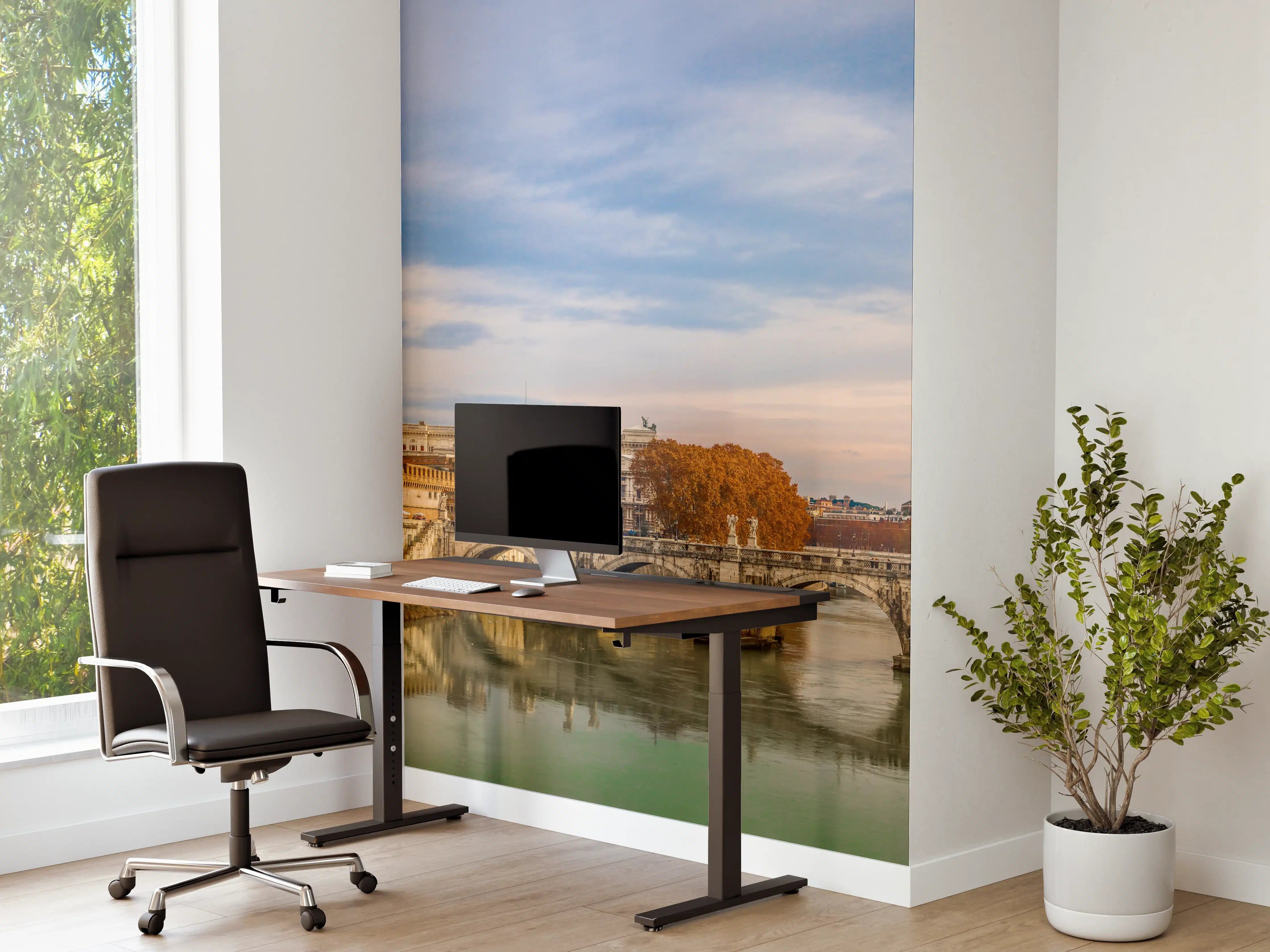 Büro Wandgestaltung -  Brücke in Sant'angelo in Rome - Italien