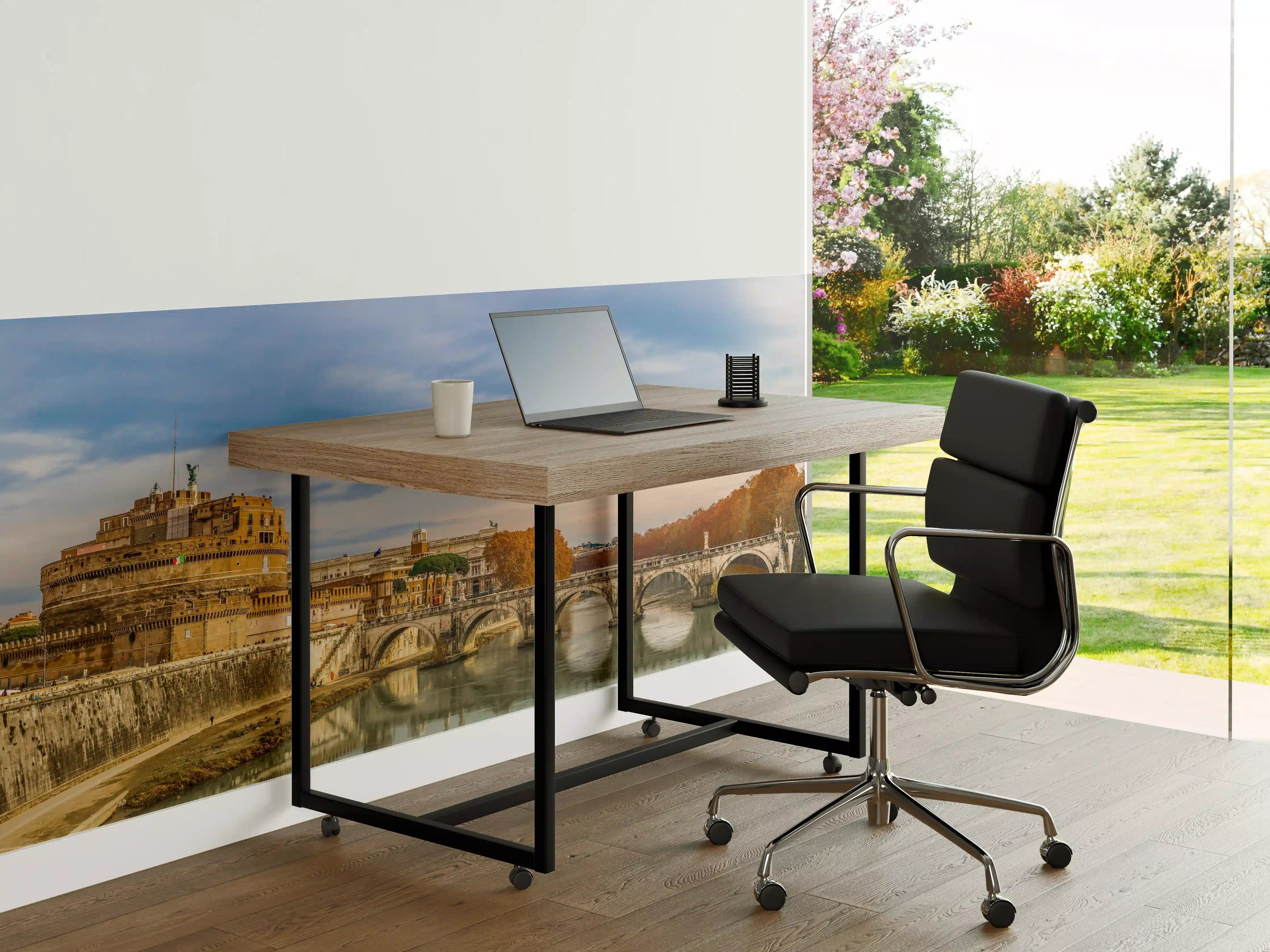 Büro Wandgestaltung -  Brücke in Sant'angelo in Rome - Italien