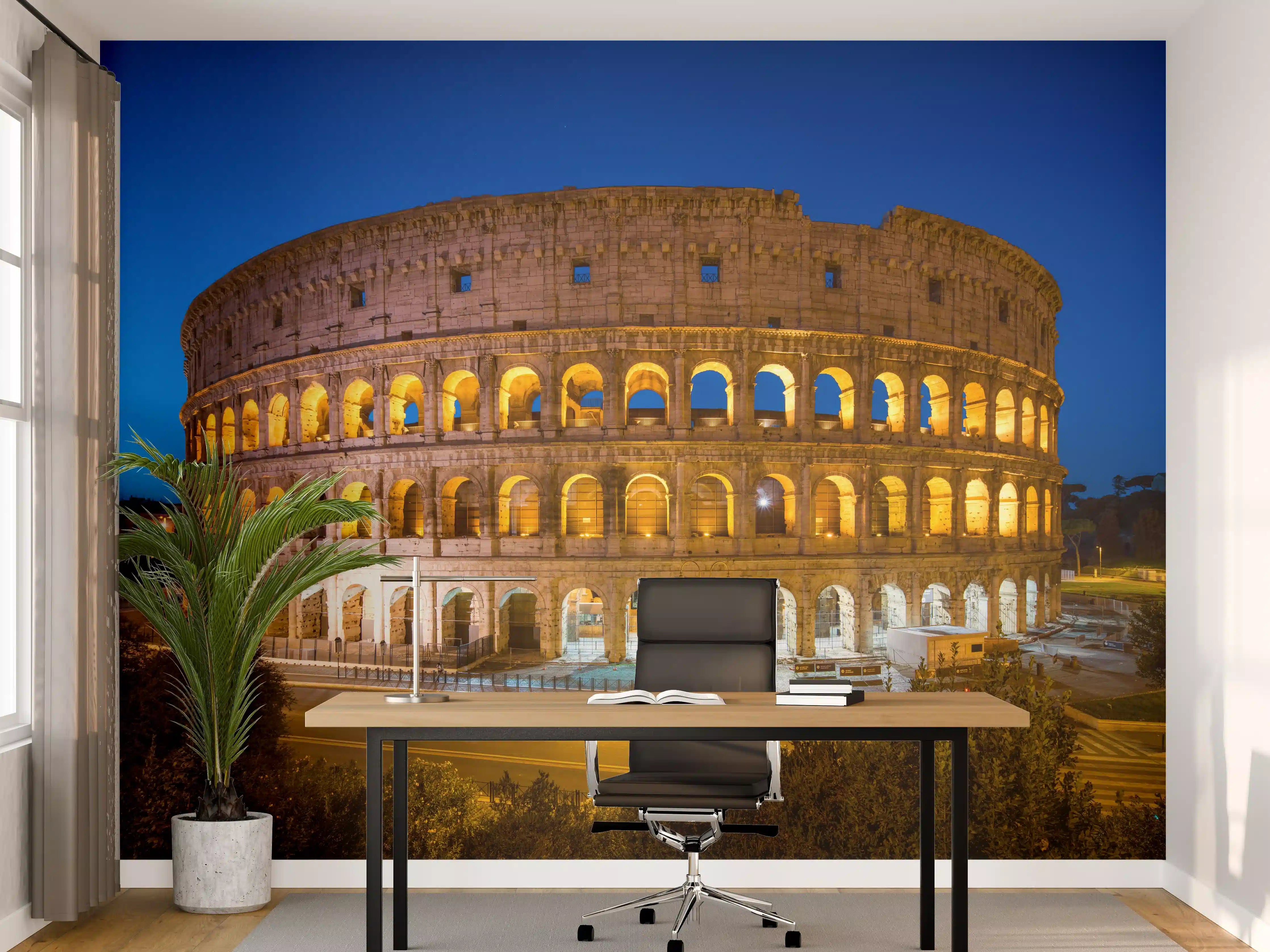 Büro Wandgestaltung -  Kolosseum in Rom - Italien