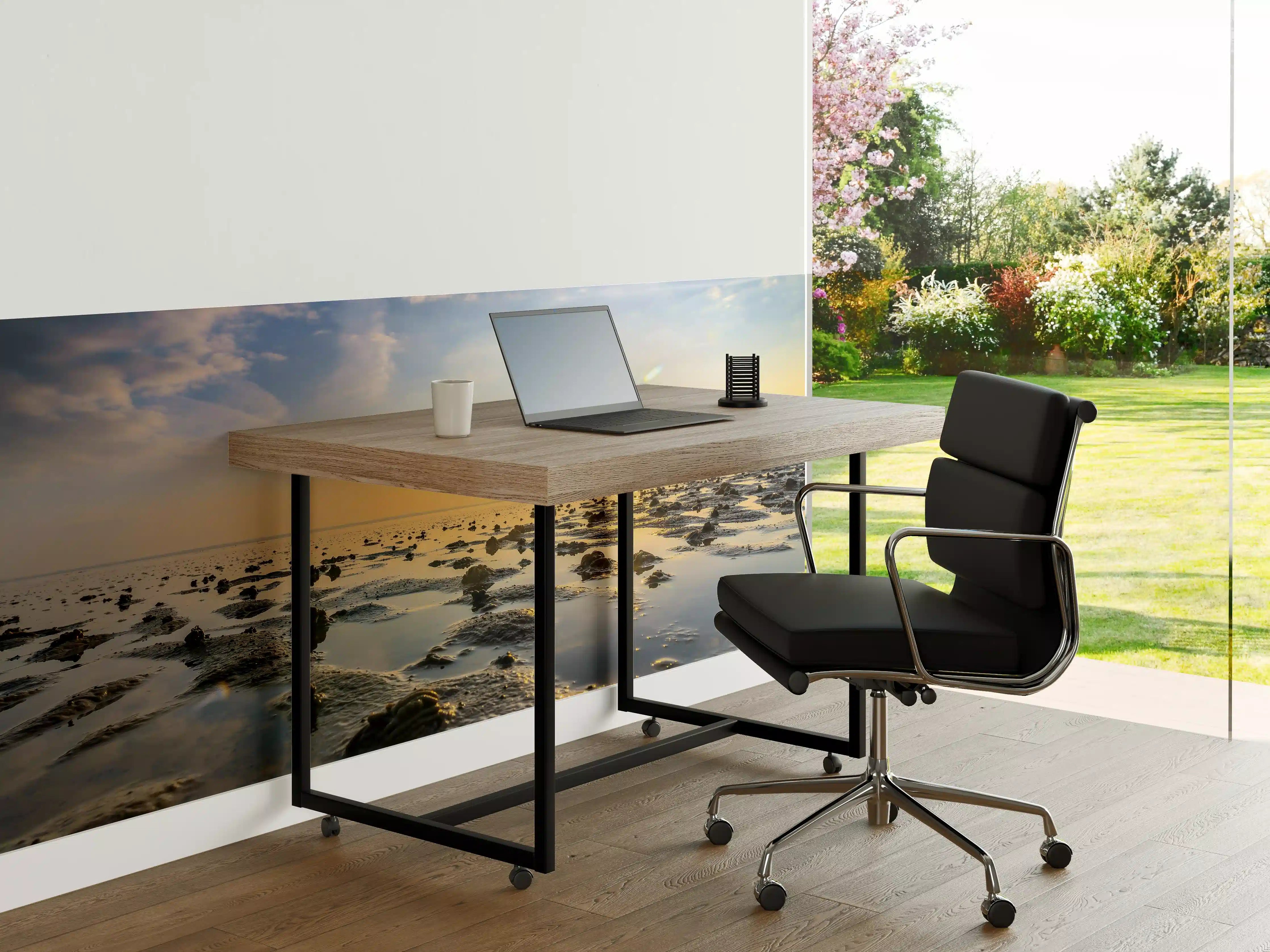 Büro Wandgestaltung -  endlose Küste der Nordsee 