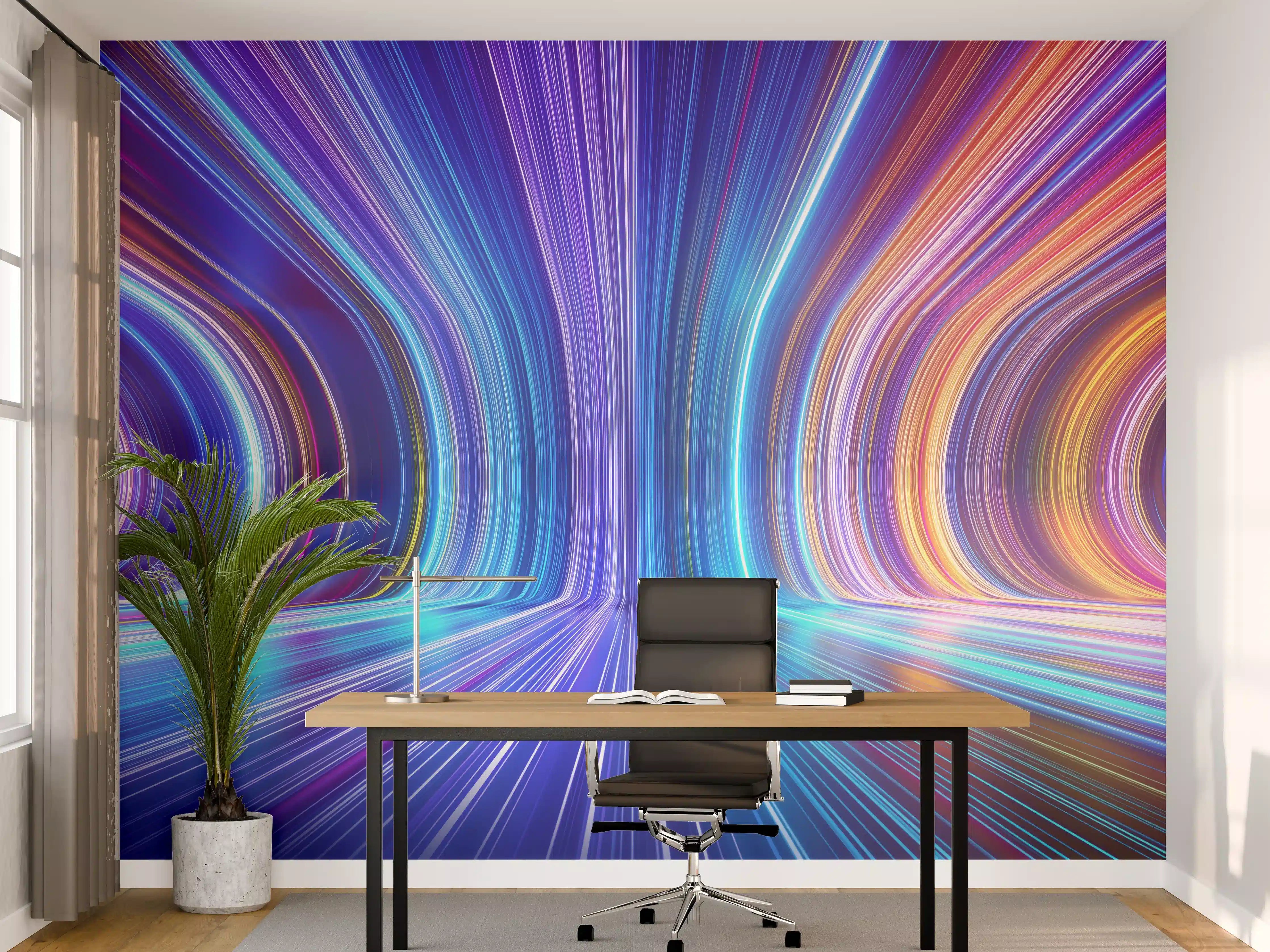 Büro Wandgestaltung - 3D Rendering - Zukunft