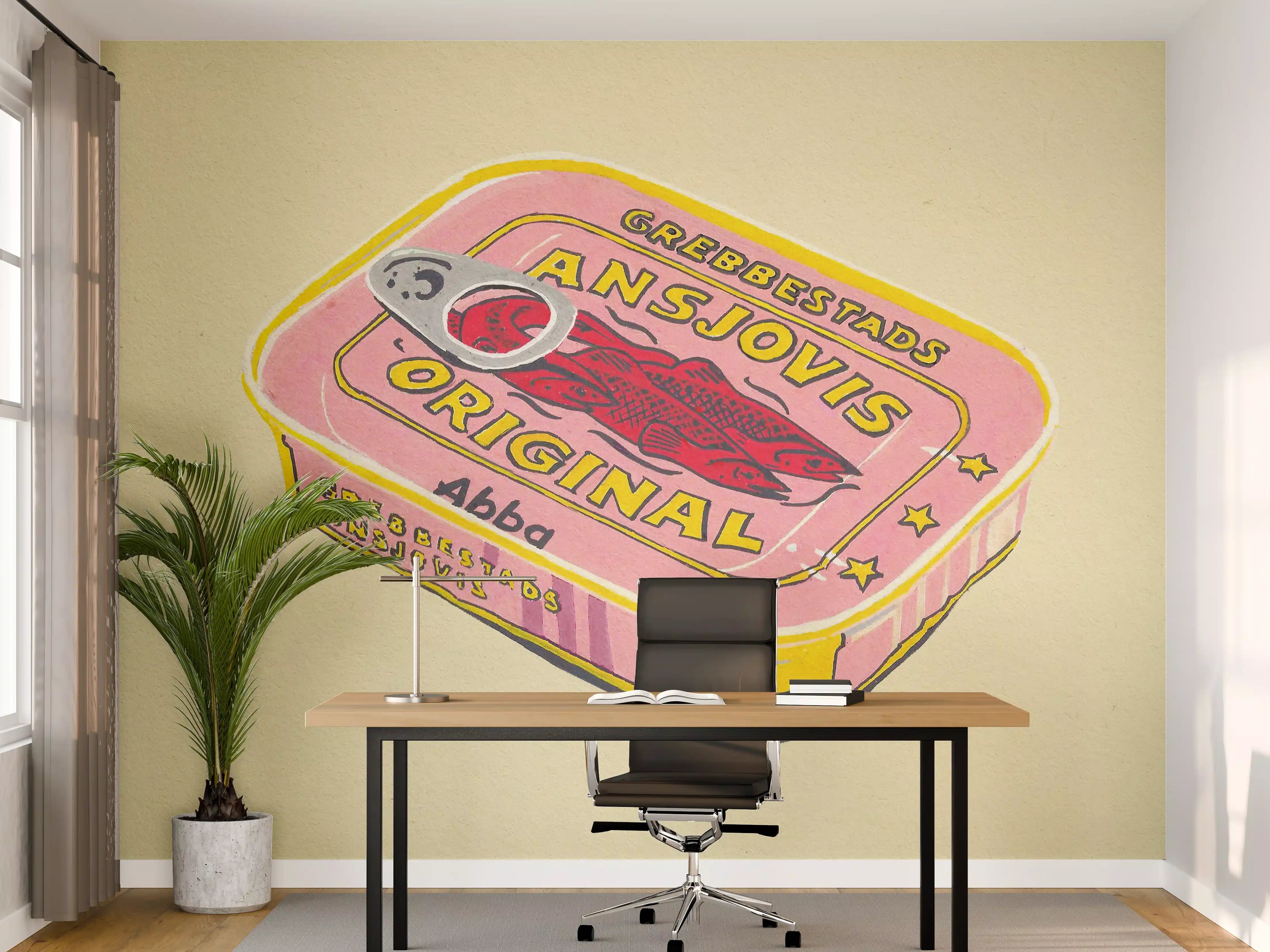 Büro Wandgestaltung - Abba Ansjovis