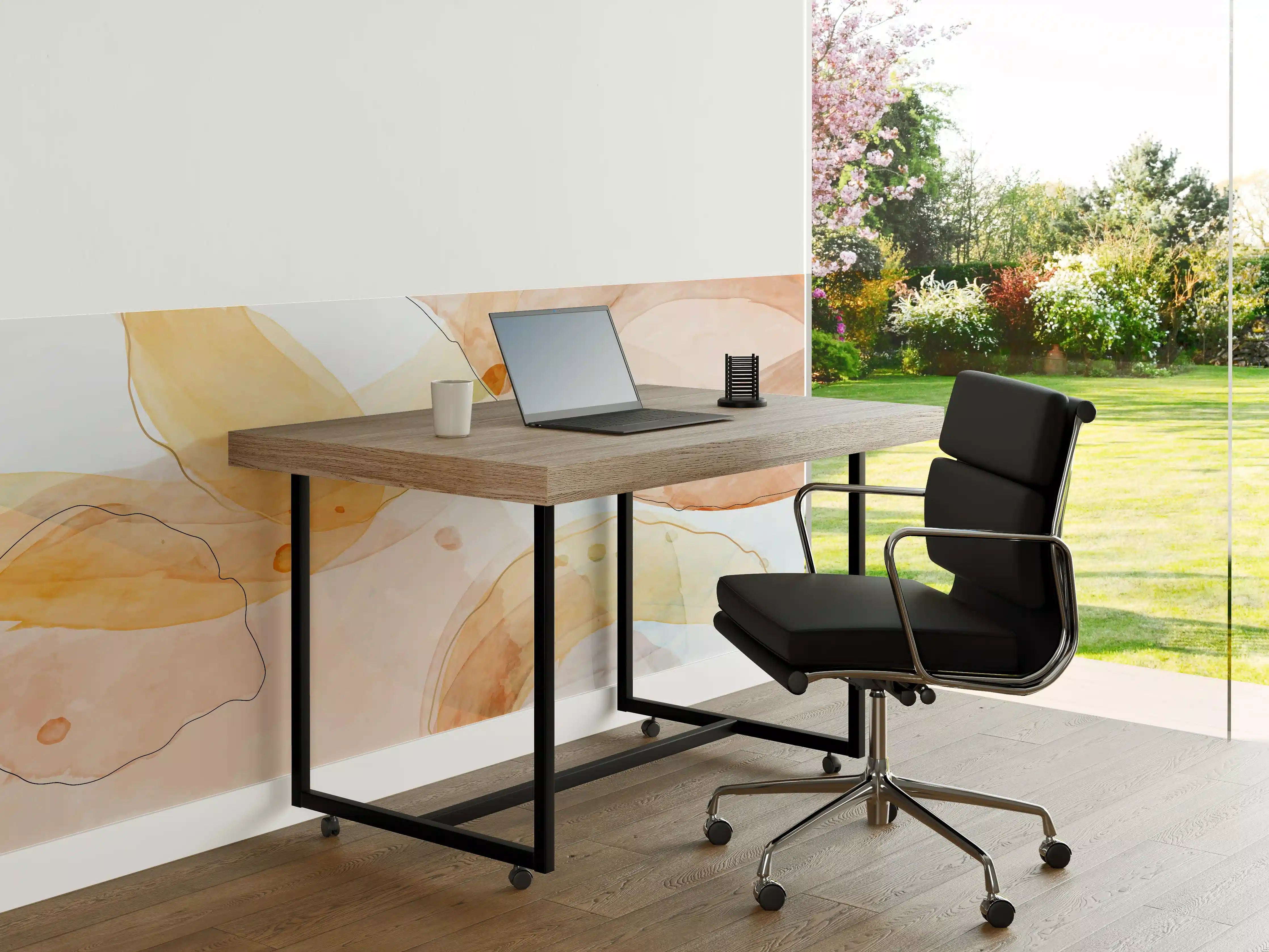 Büro Wandgestaltung - Abstrakte Aquarellfarbtextur