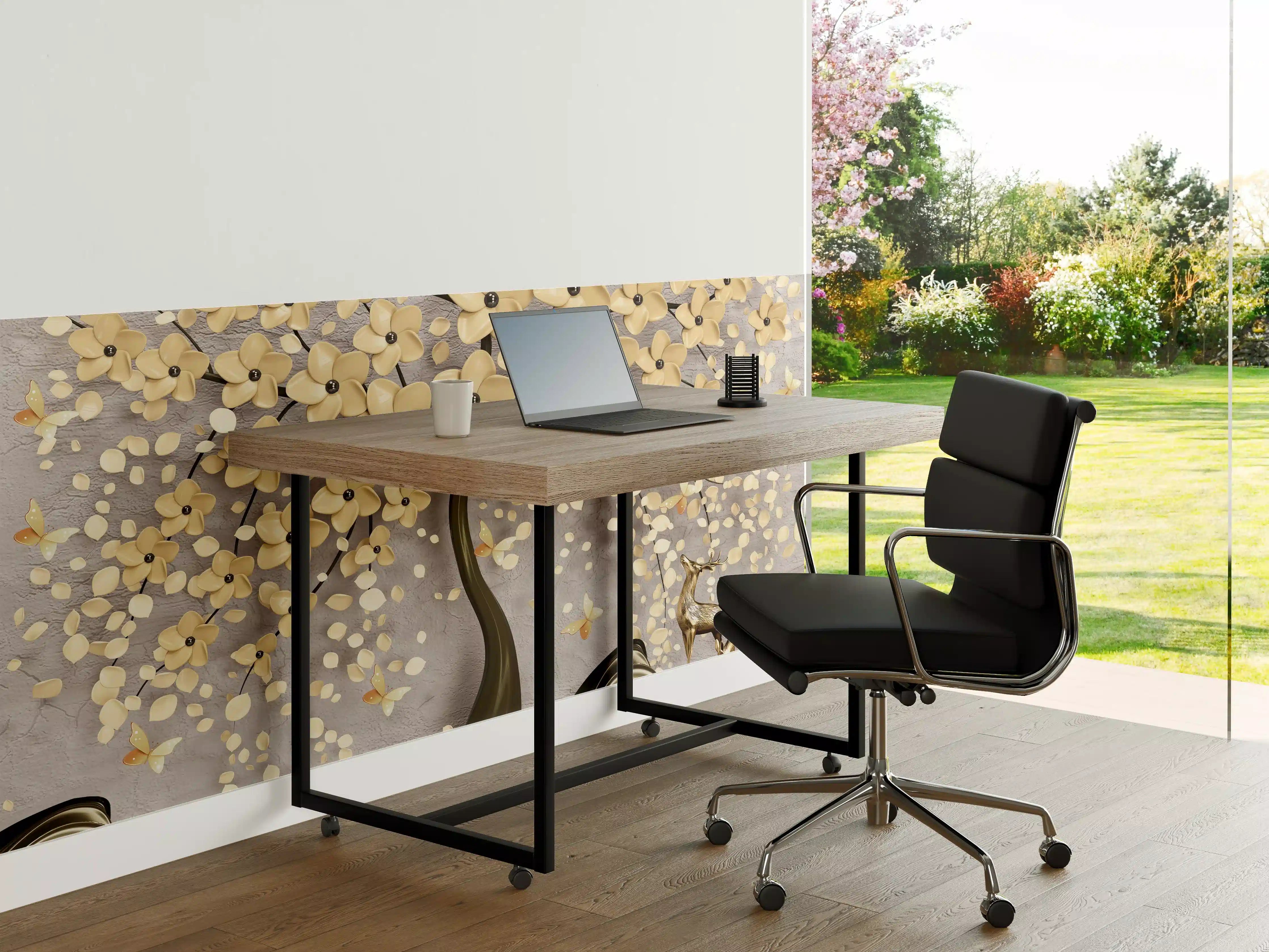 Büro Wandgestaltung - Abstrakte Baum Struktur