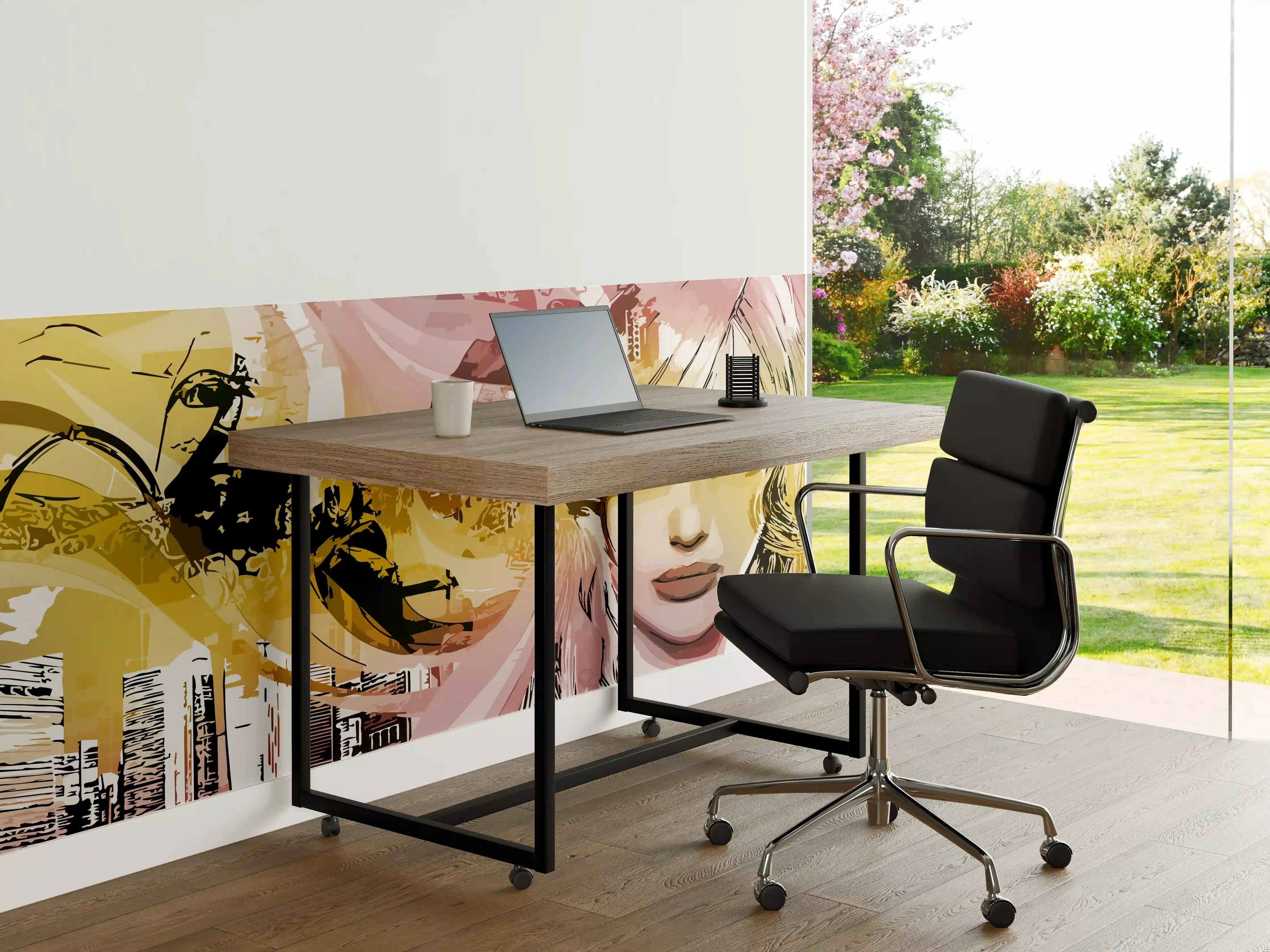Büro Wandgestaltung - Abstrakte Geometrische Street-Art