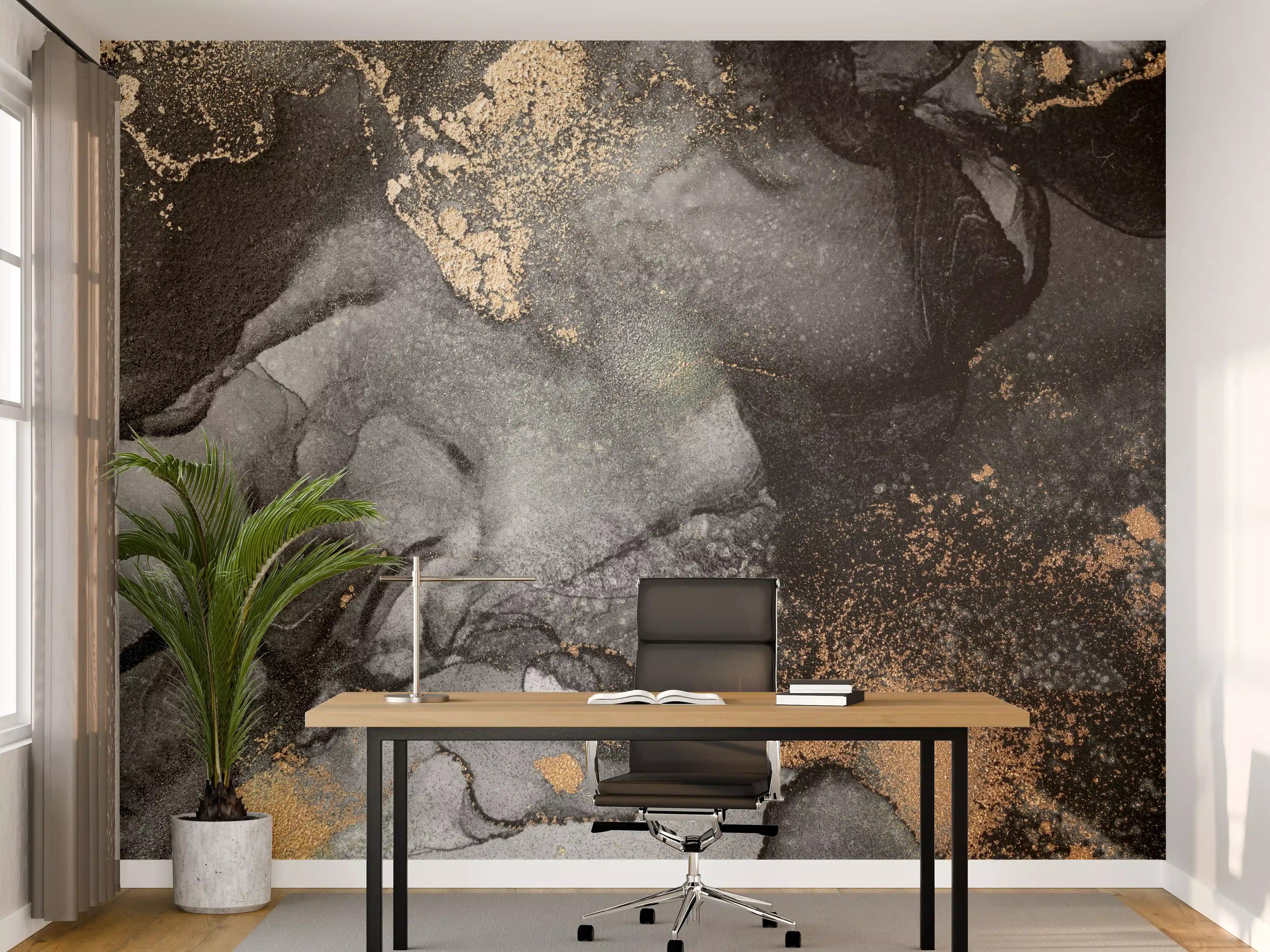 Büro Wandgestaltung - Abstrakte Kunst - Flüssigmalerei