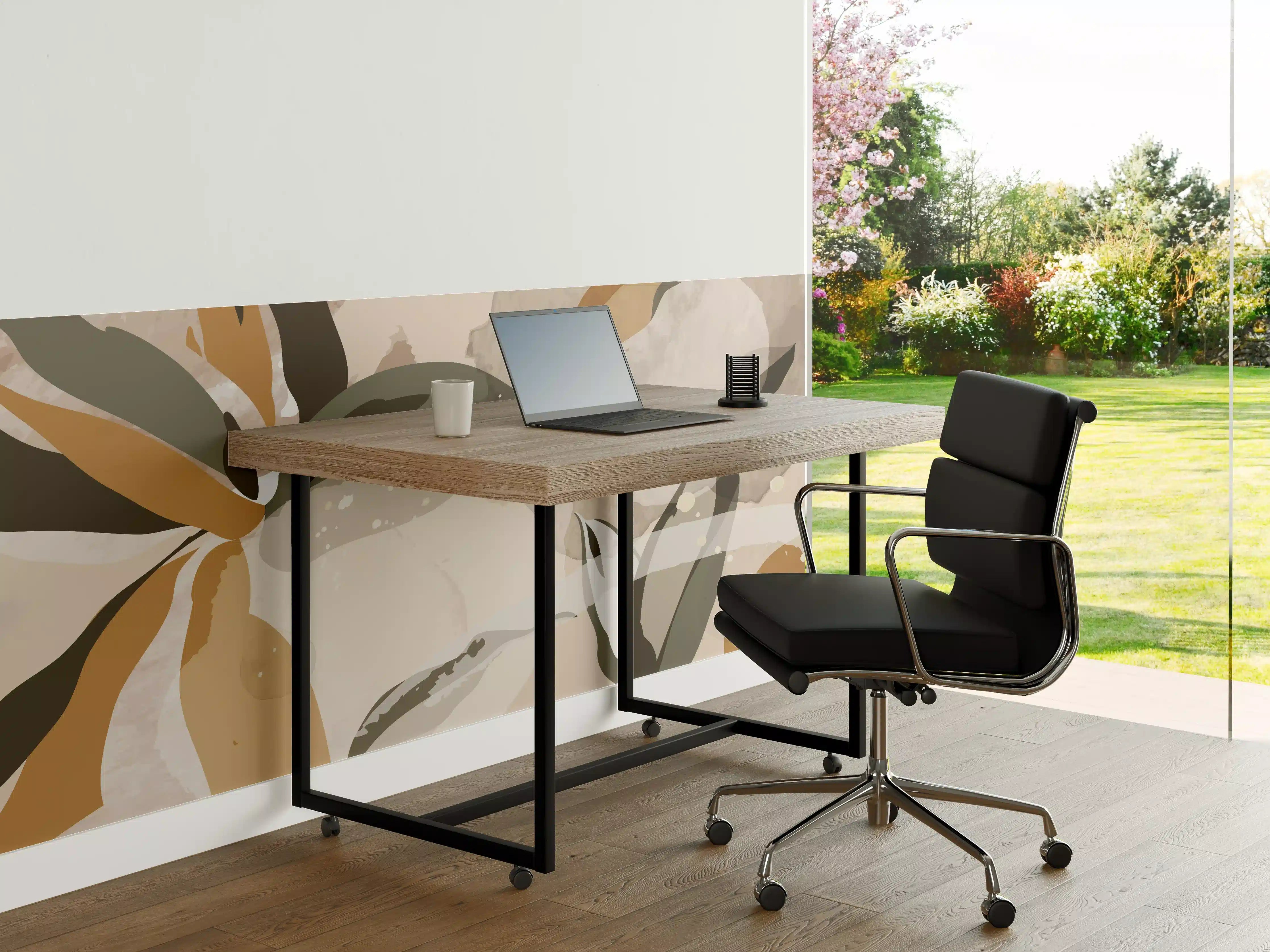 Büro Wandgestaltung - Abstrakte Kunst Beige Braun