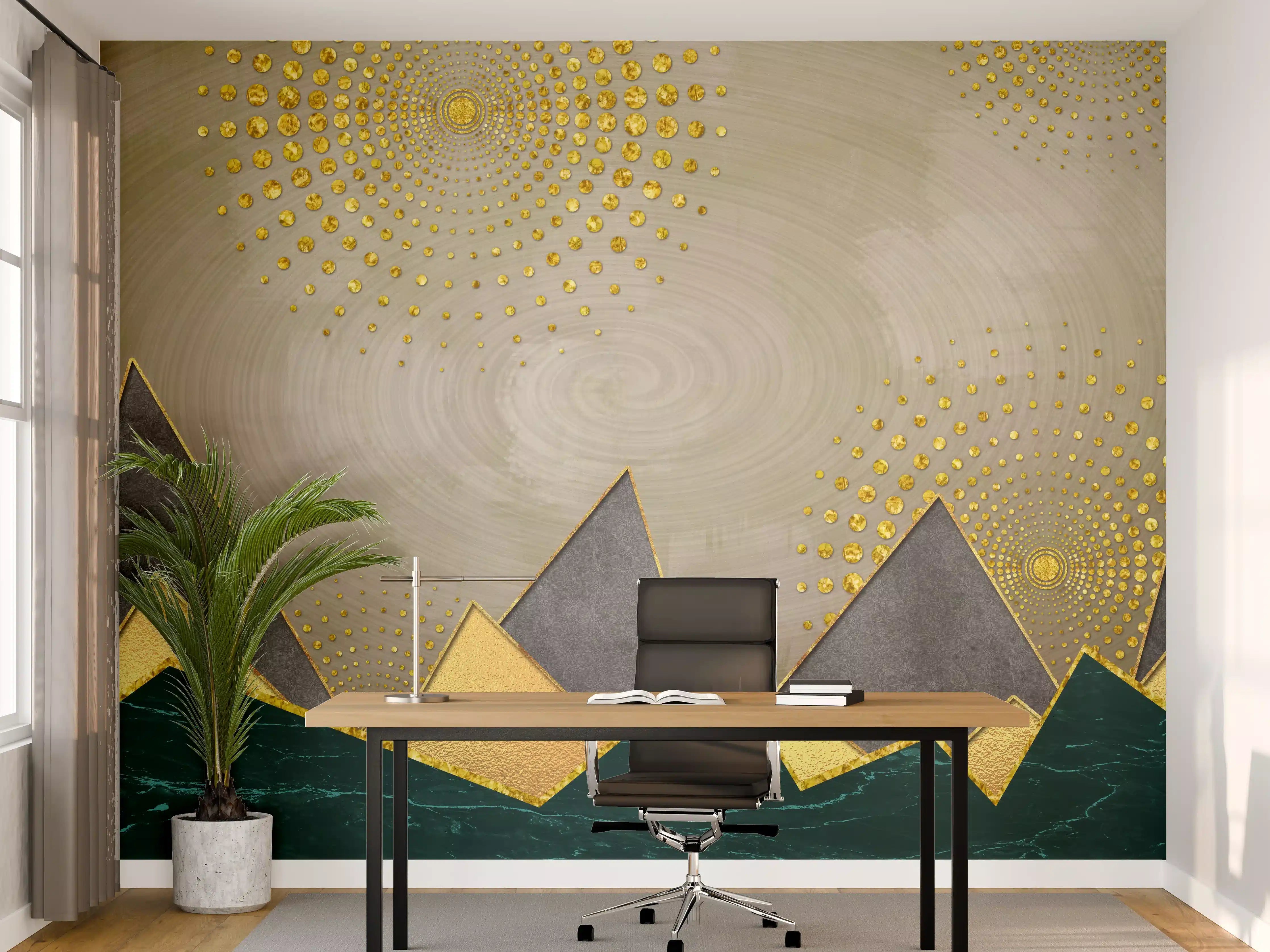 Büro Wandgestaltung - Abstrakte Meer - modernes Kunstwerk