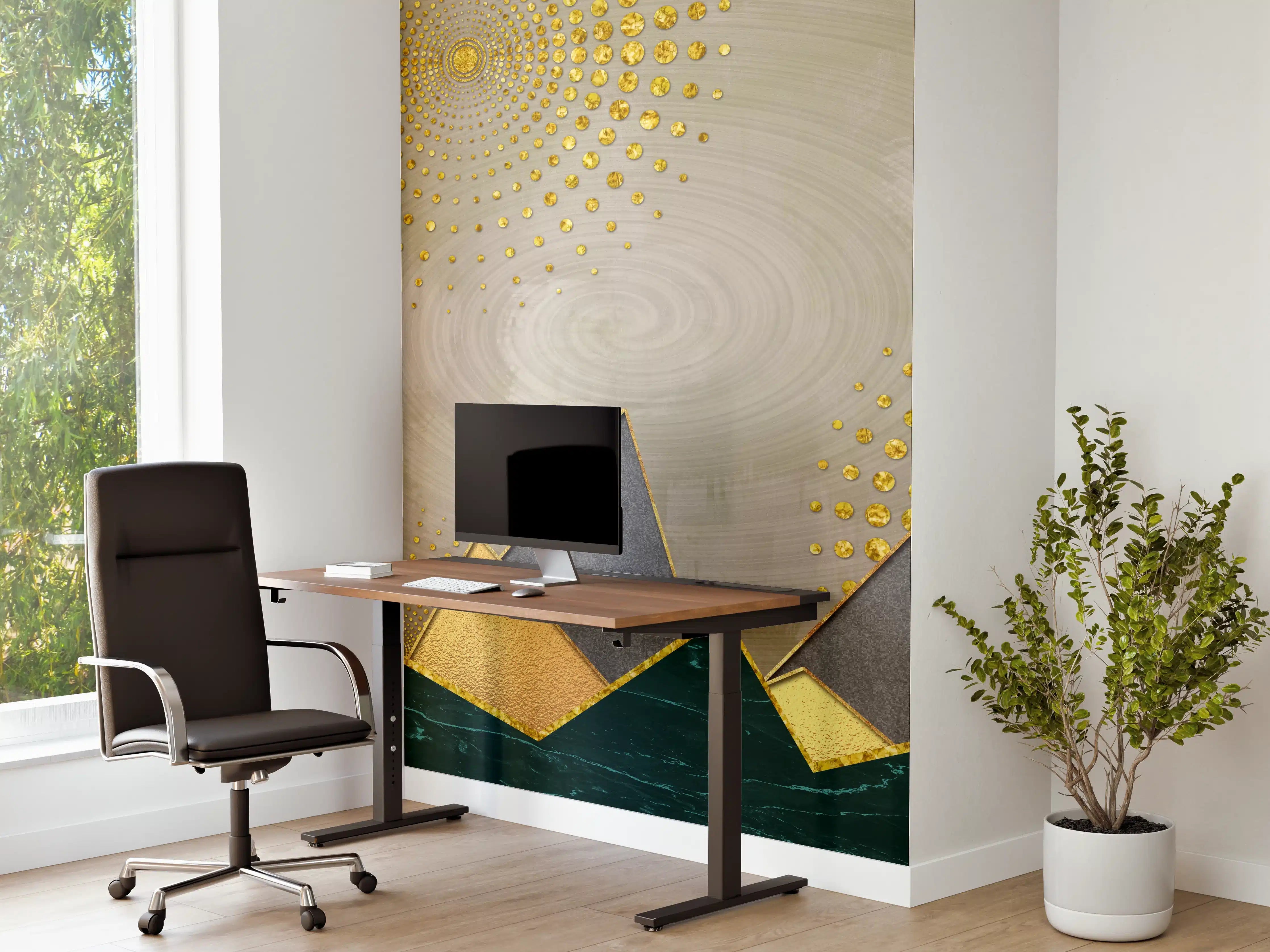 Büro Wandgestaltung - Abstrakte Meer - modernes Kunstwerk