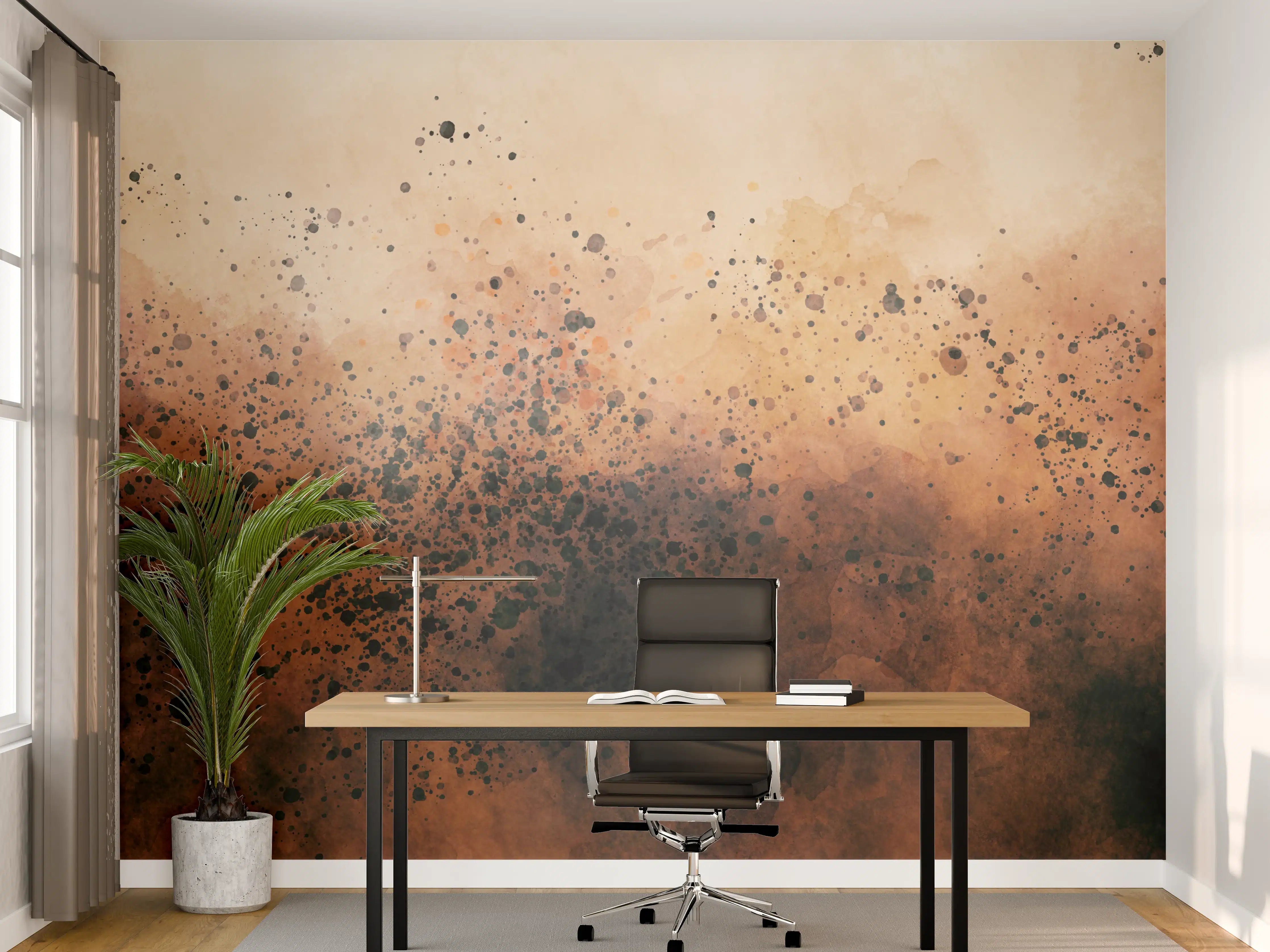 Büro Wandgestaltung - Abstrakte Rauchfarben Explosion