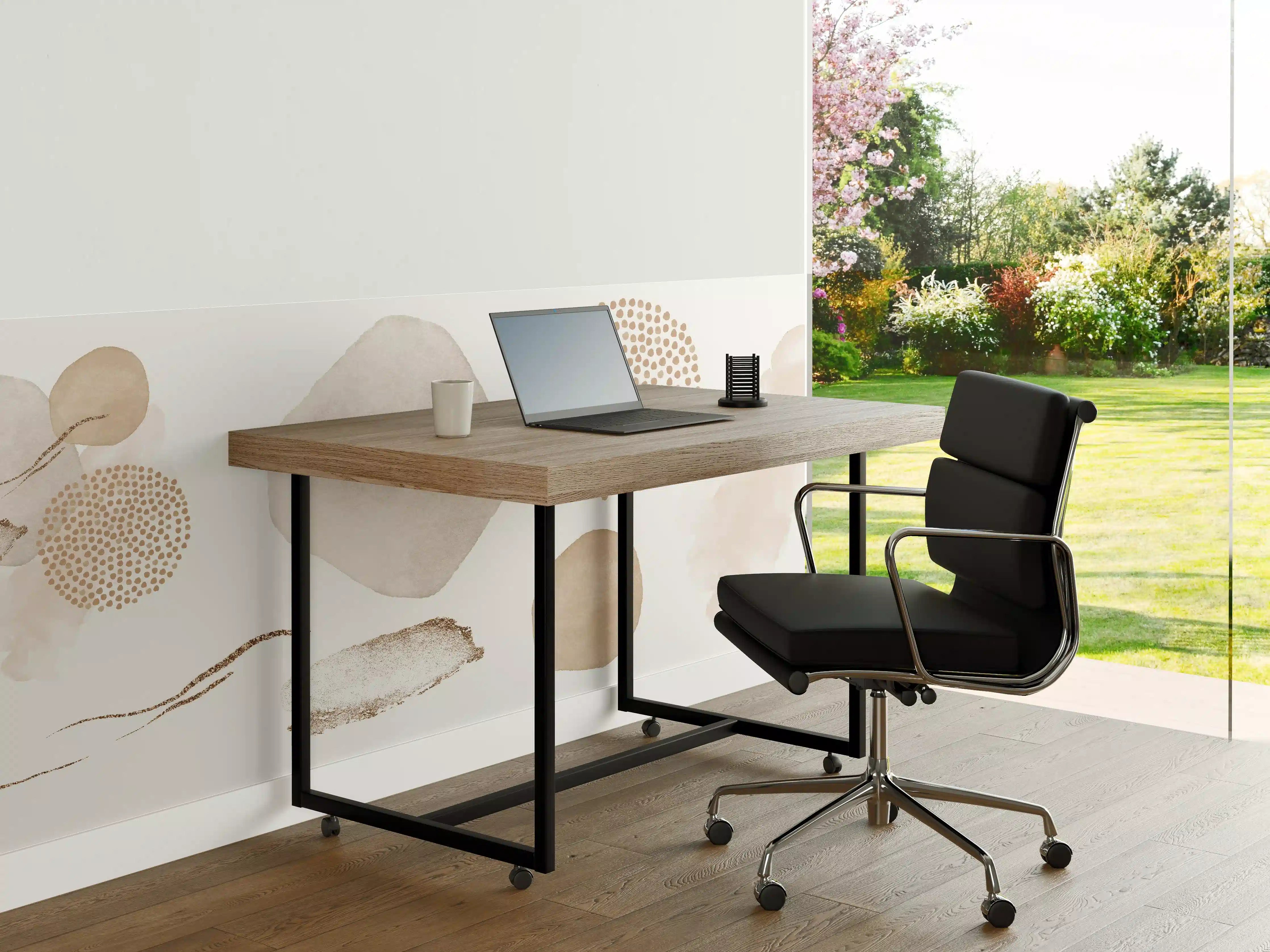 Büro Wandgestaltung - Abstrakte blush Elemente