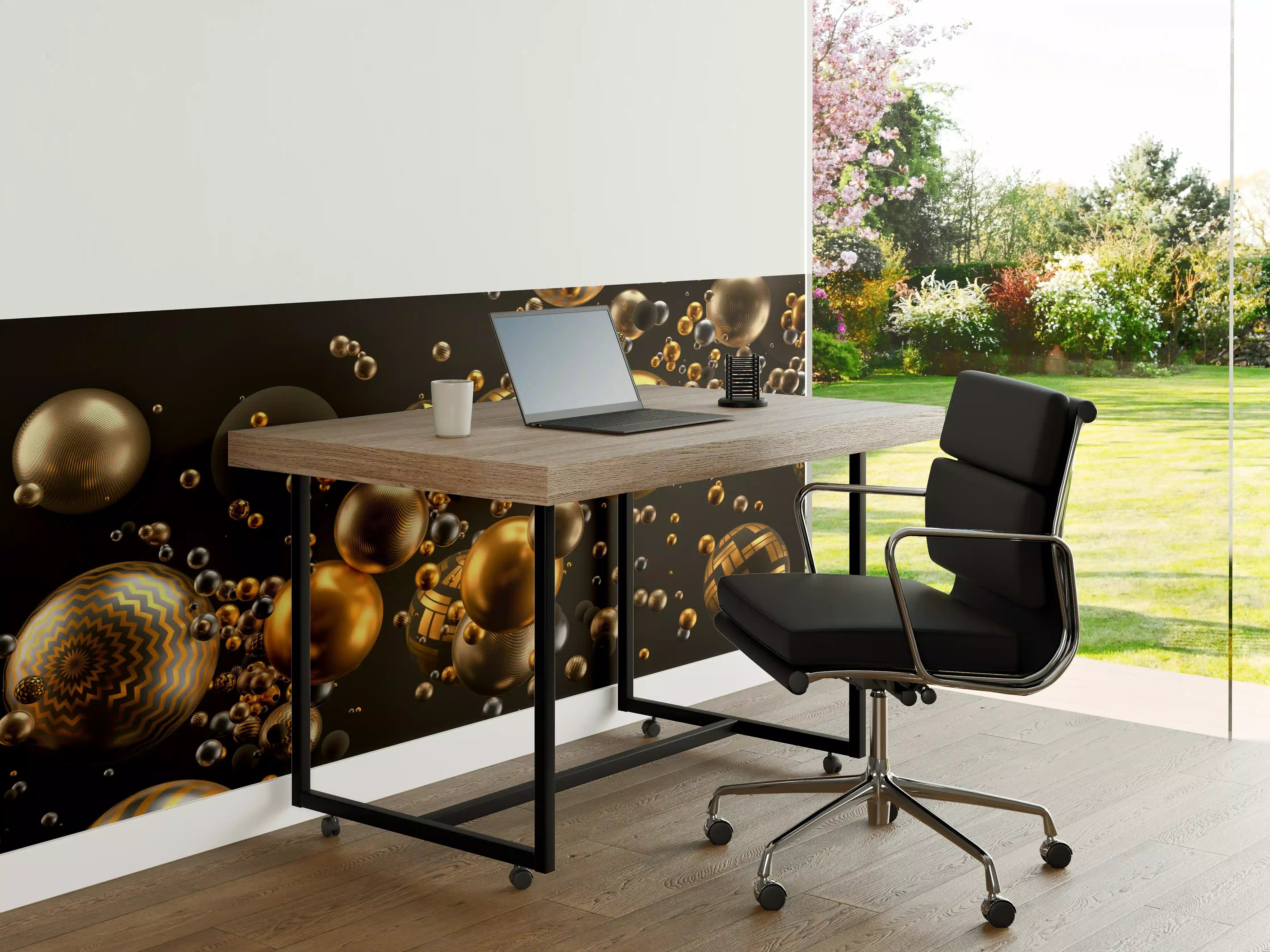 Büro Wandgestaltung - Abstrakter Hintergrund mit Bällen