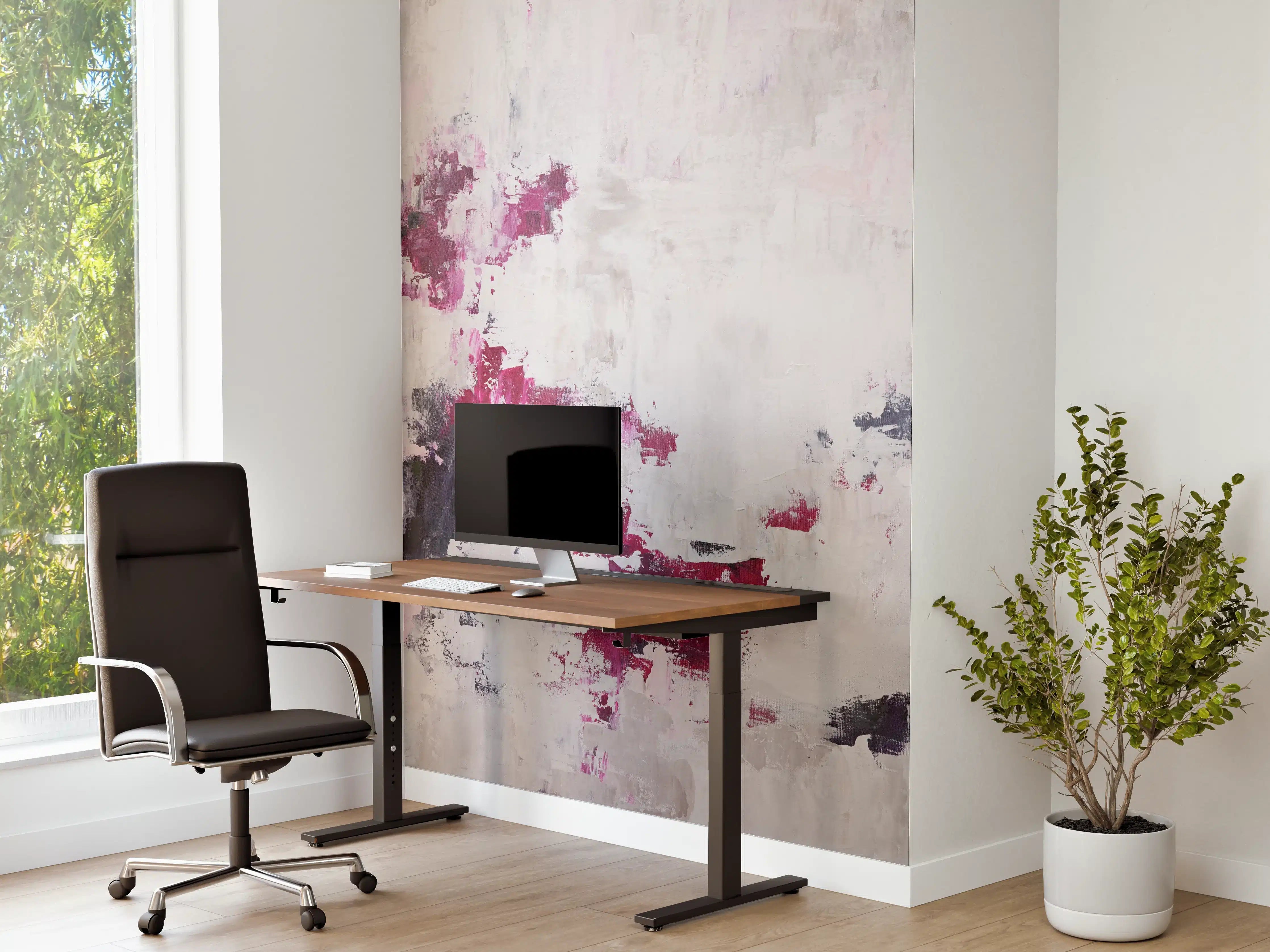 Büro Wandgestaltung - Abstraktes Acryl Gemälde