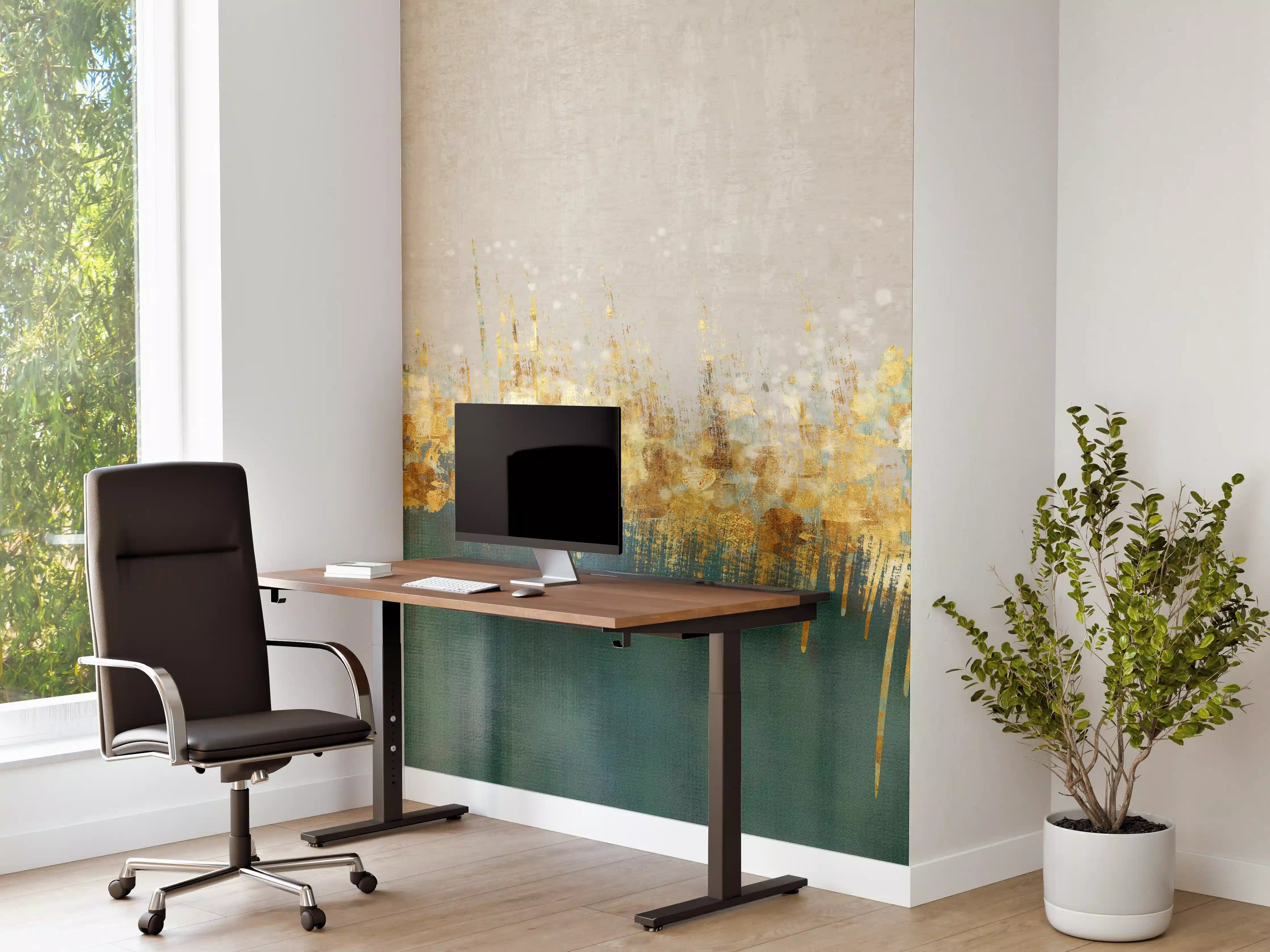 Büro Wandgestaltung - Abstraktes Design - Kunsttapete