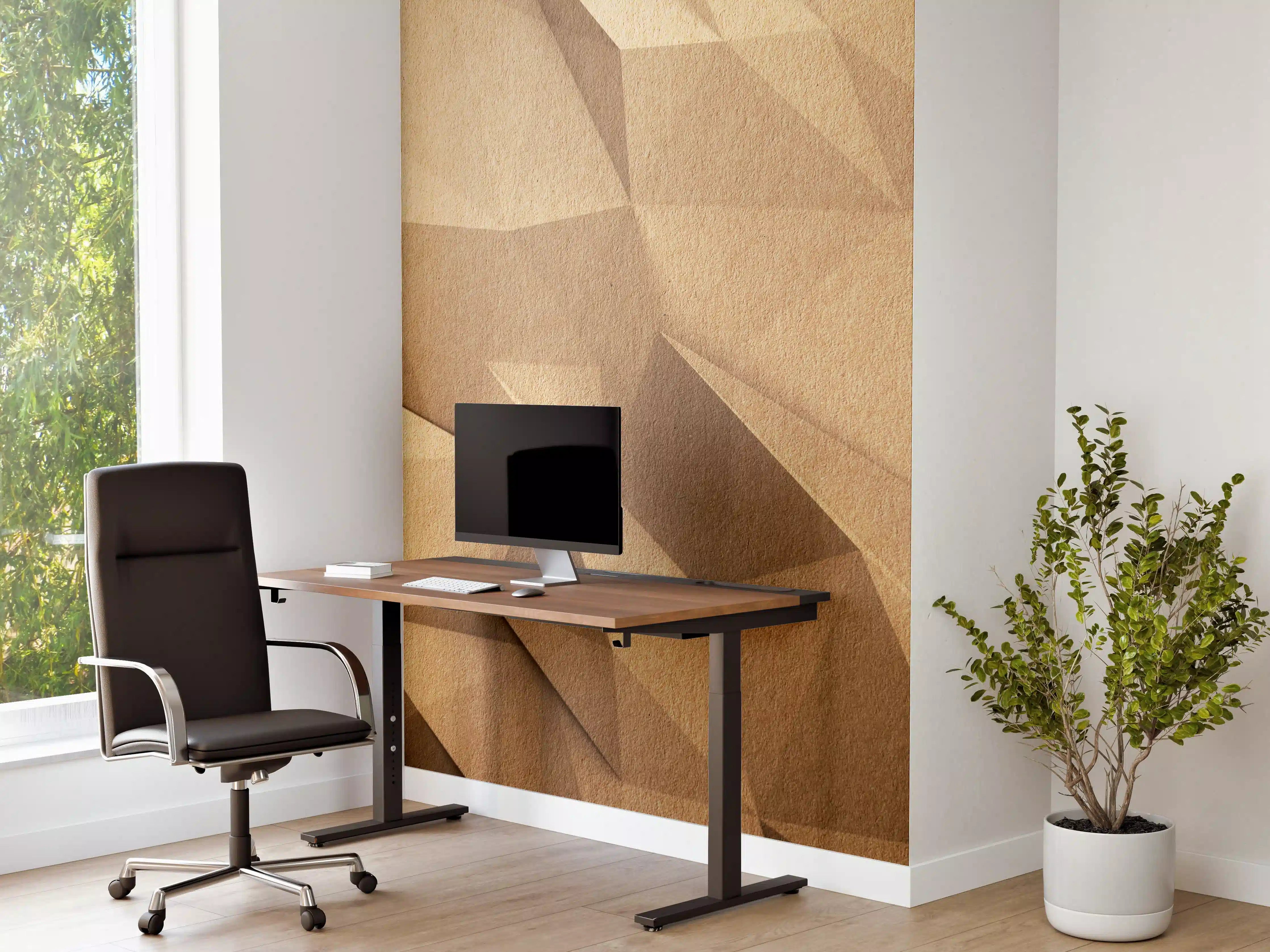 Büro Wandgestaltung - Abstraktes Polygon Handwerk