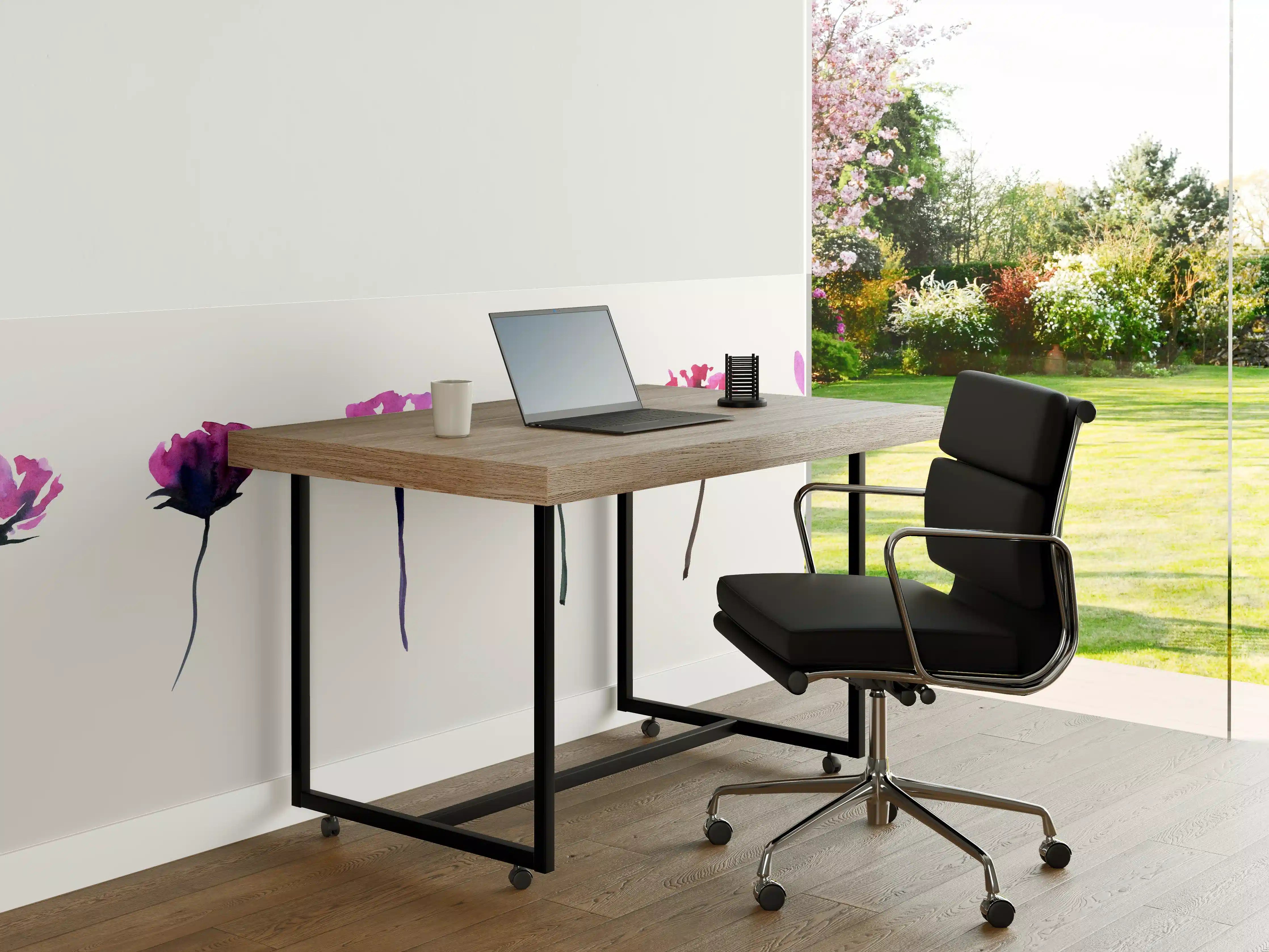 Büro Wandgestaltung - Abstraktes modernes Blumenset