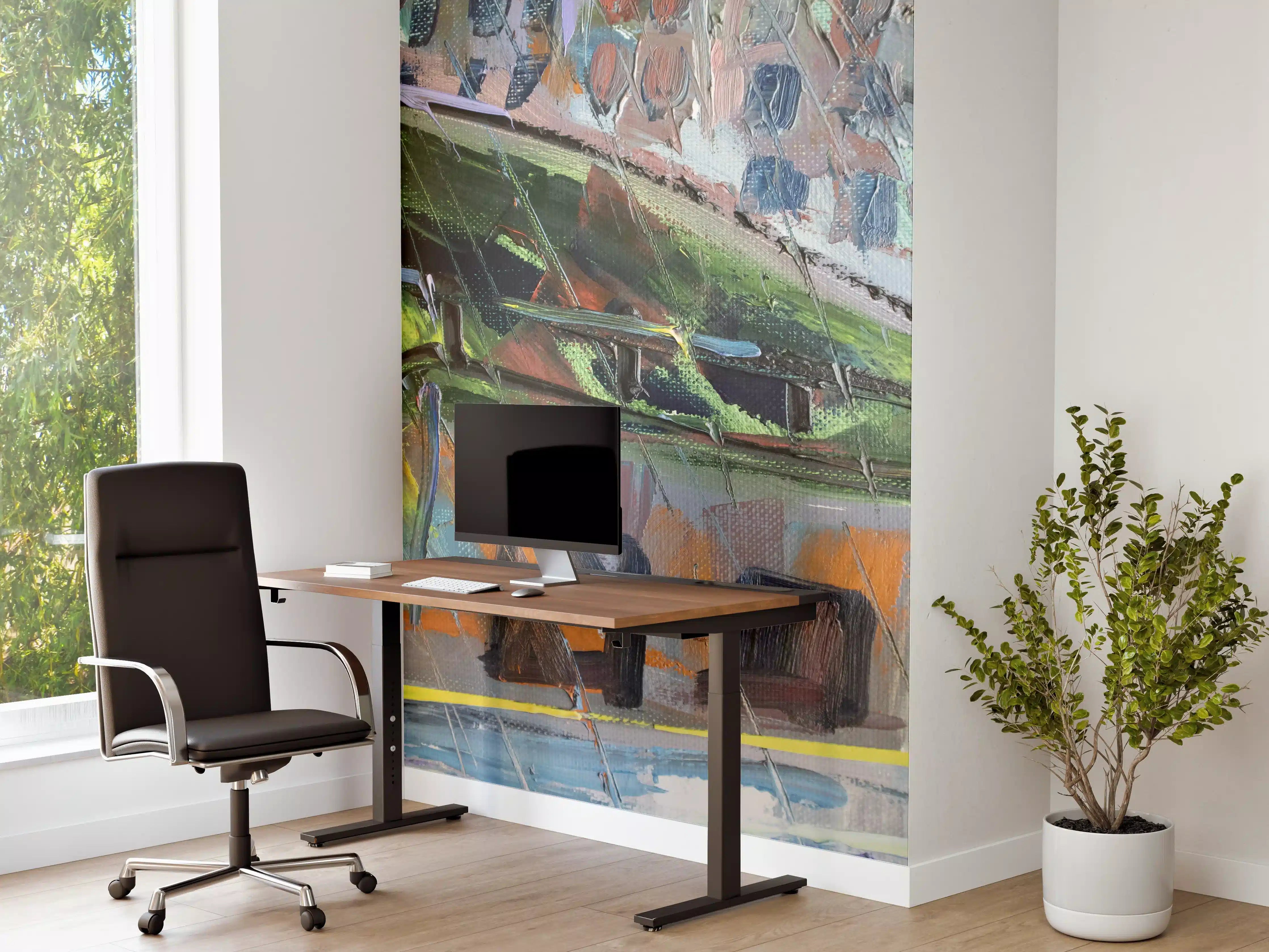 Büro Wandgestaltung - Acryl Farben Kunst - Gebäude