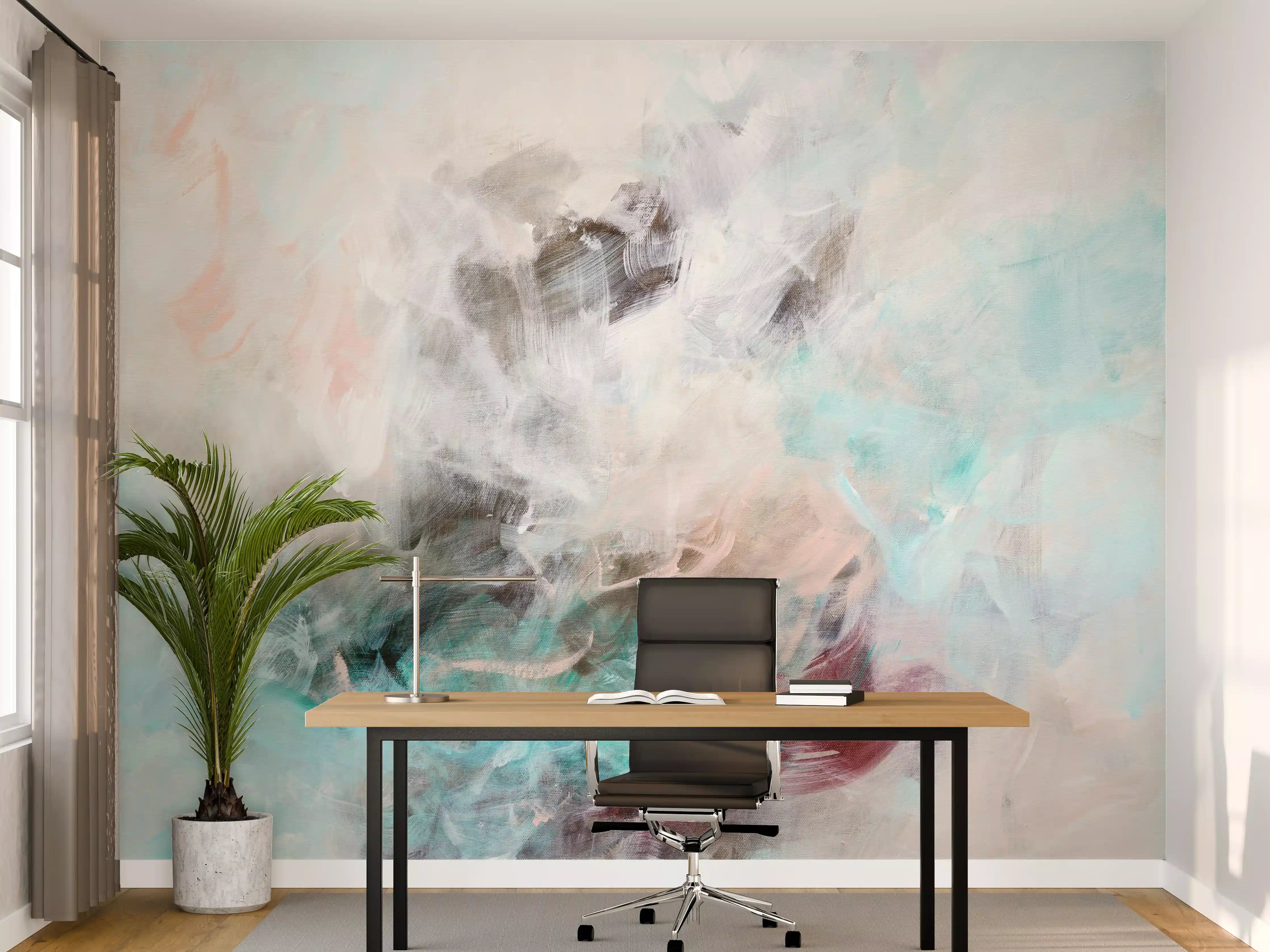 Büro Wandgestaltung - Acryl Zeichnung - Gemälde
