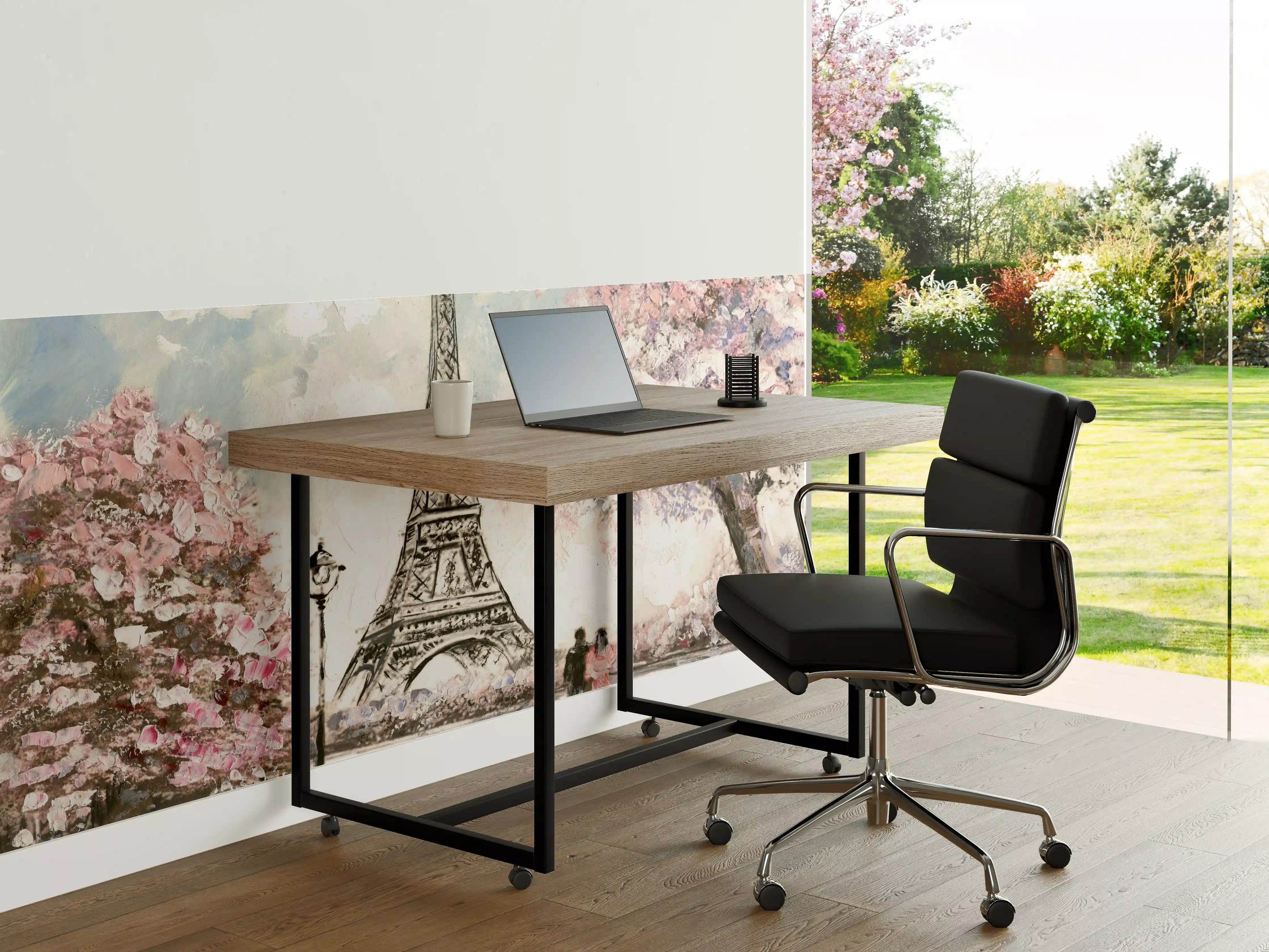 Büro Wandgestaltung - Acrylgemälde eines Paares in Paris
