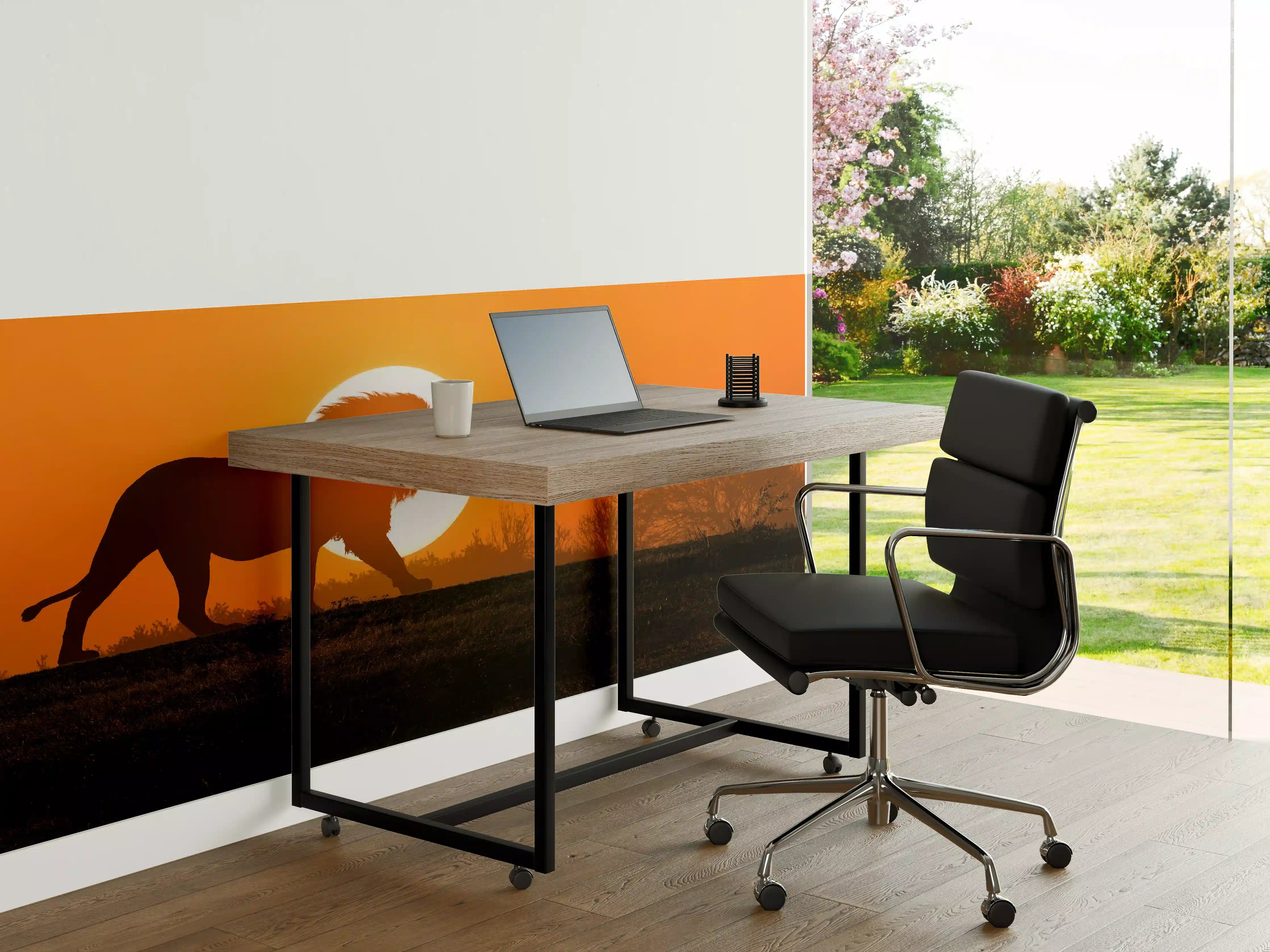 Büro Wandgestaltung - Afrikanische Landschaft bei Sonnenuntergang