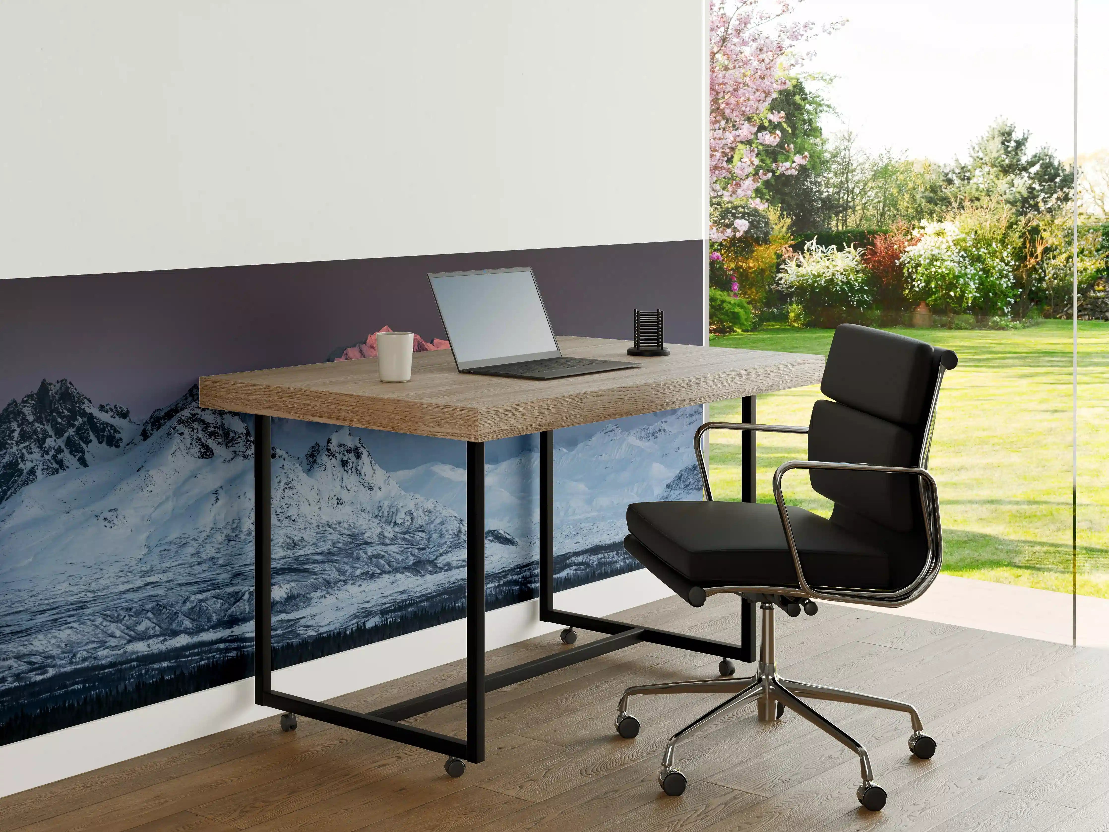Büro Wandgestaltung - Alaska Winterberge Panorama