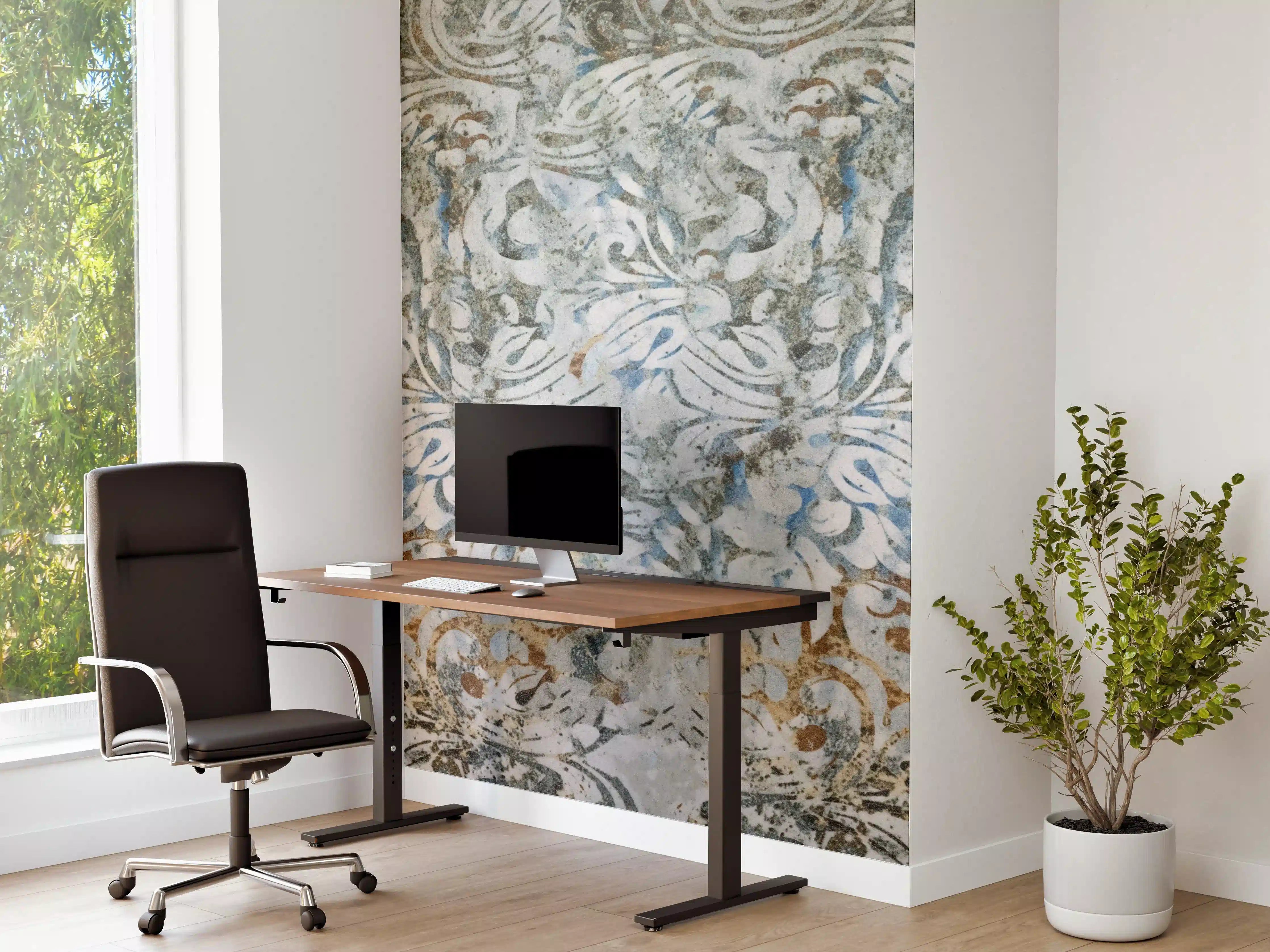 Büro Wandgestaltung - Alte Abstrakte Vintage Shabby Retro Stein Mosaik