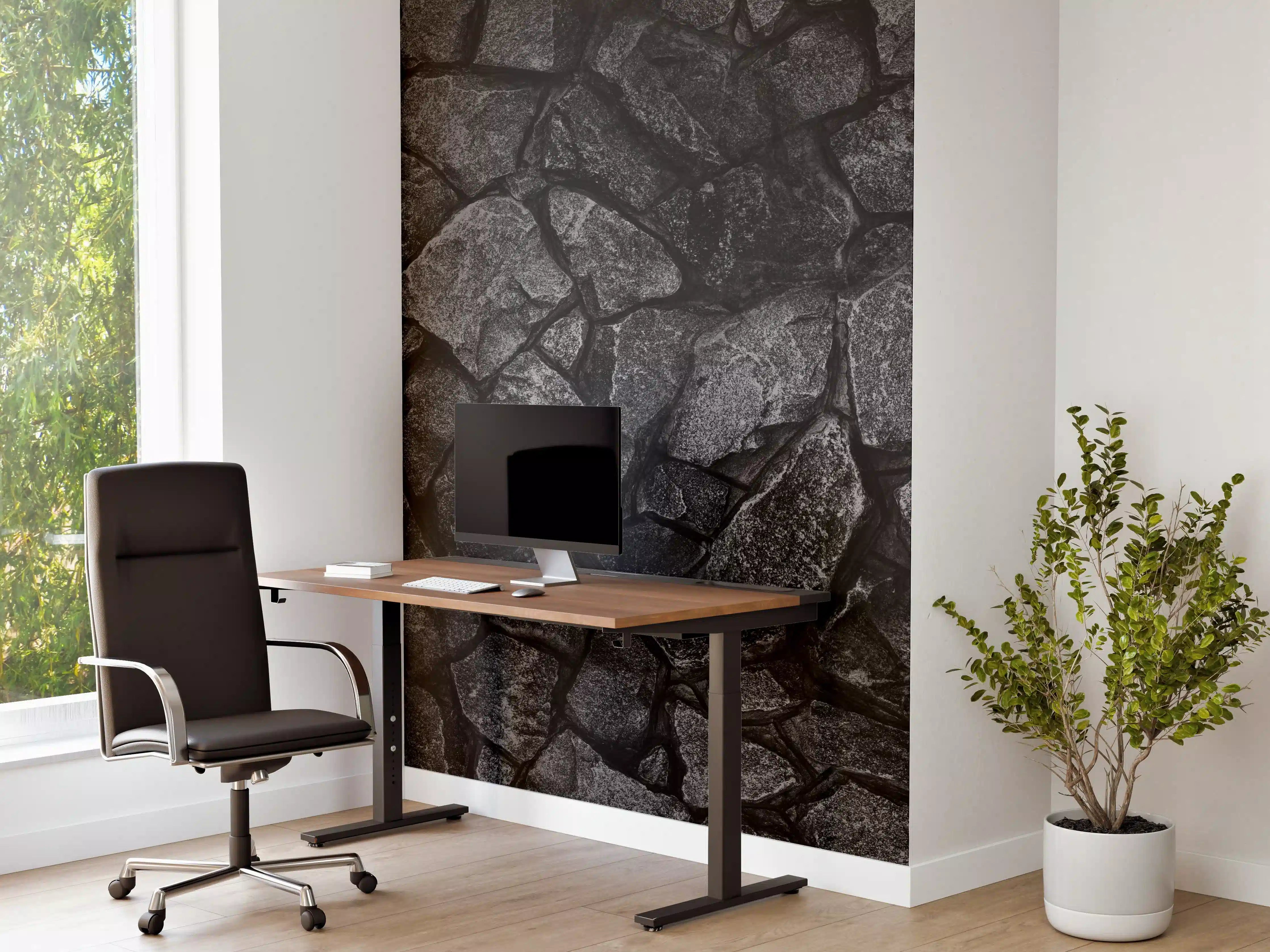 Büro Wandgestaltung - Alte Steinmauer - Hintergrund