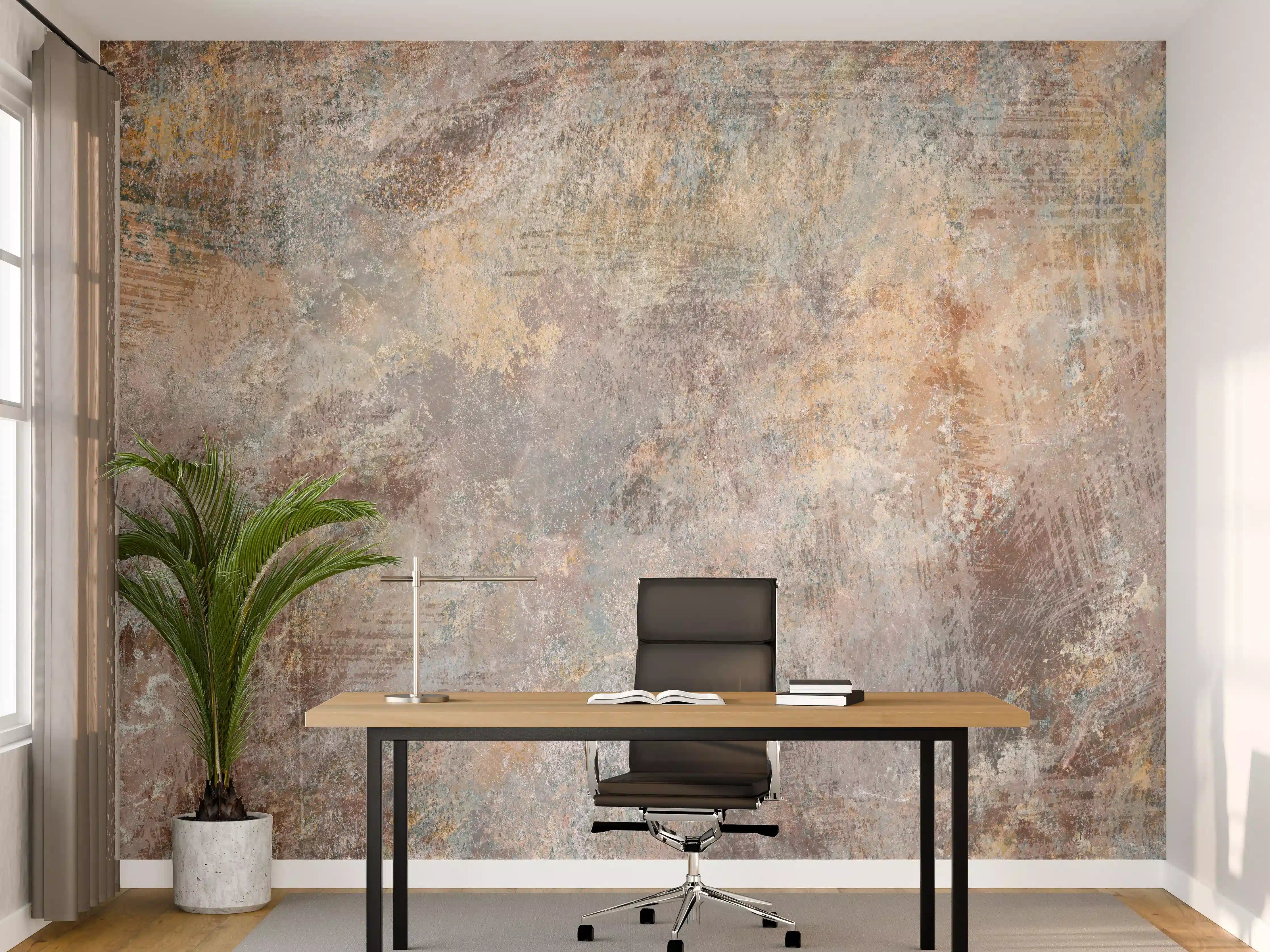 Büro Wandgestaltung - Alte Steinoberfläche