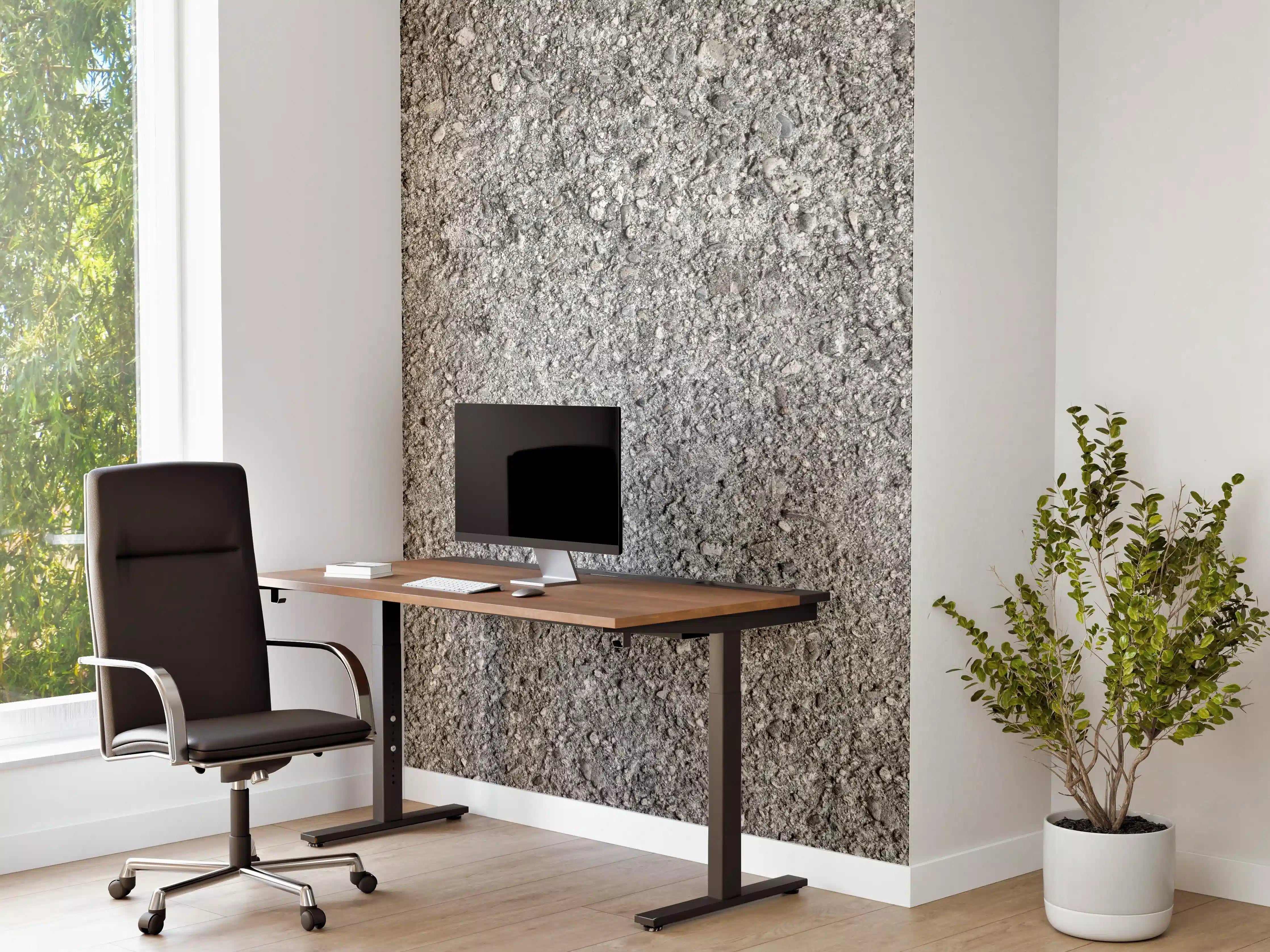 Büro Wandgestaltung - Alte felsige Betonwand