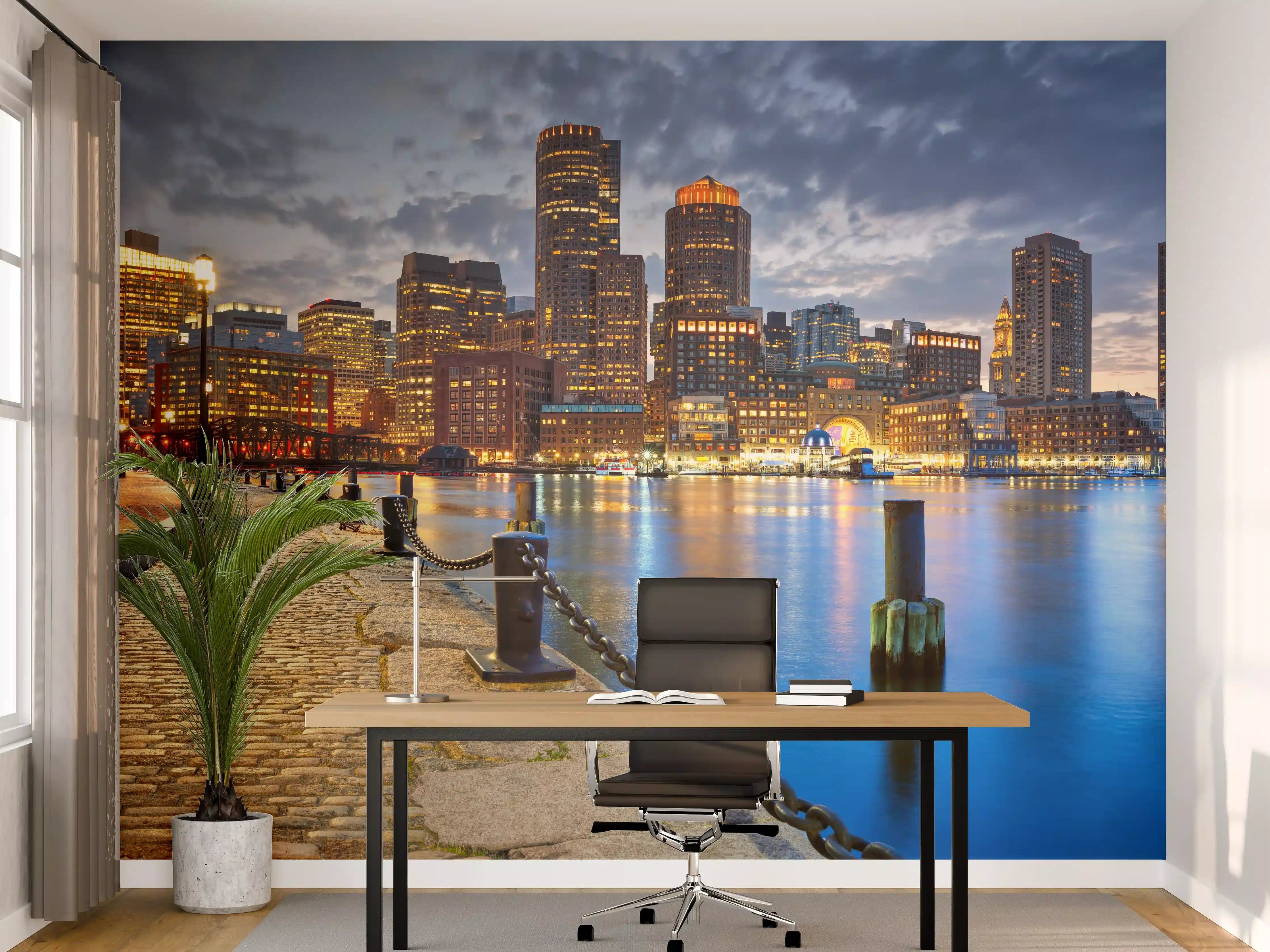 Büro Wandgestaltung - Alte kaputte Betonmauer