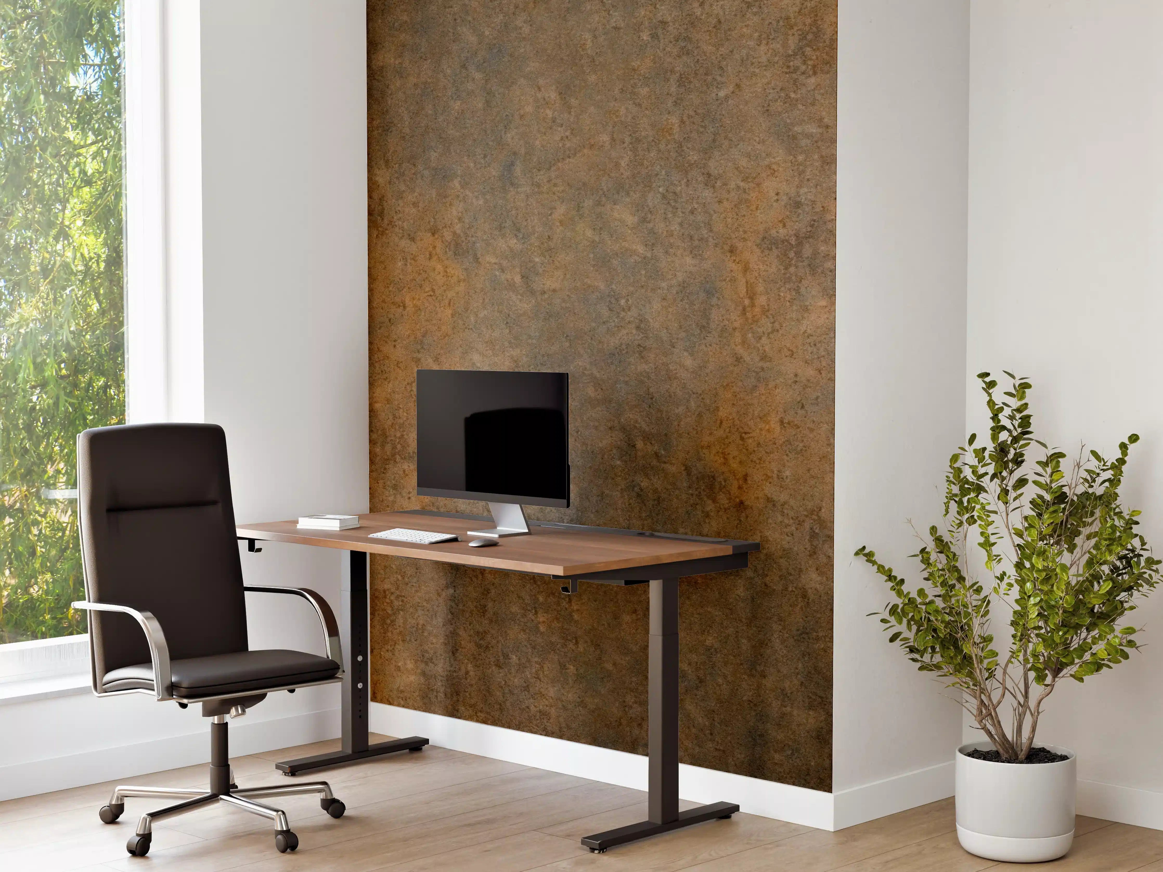 Büro Wandgestaltung - Alte rostige Metallplatte