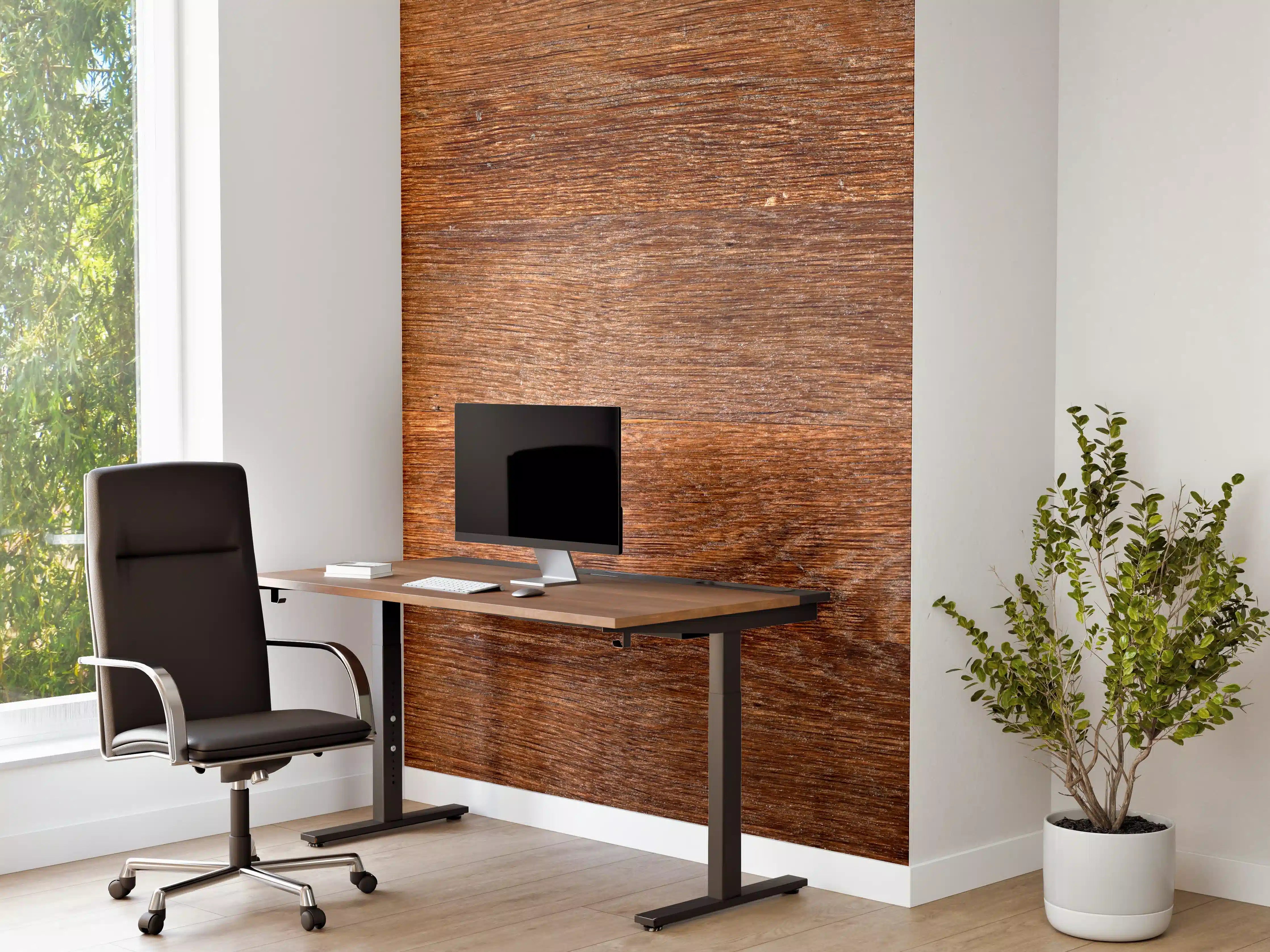 Büro Wandgestaltung - Altes Eichenholz