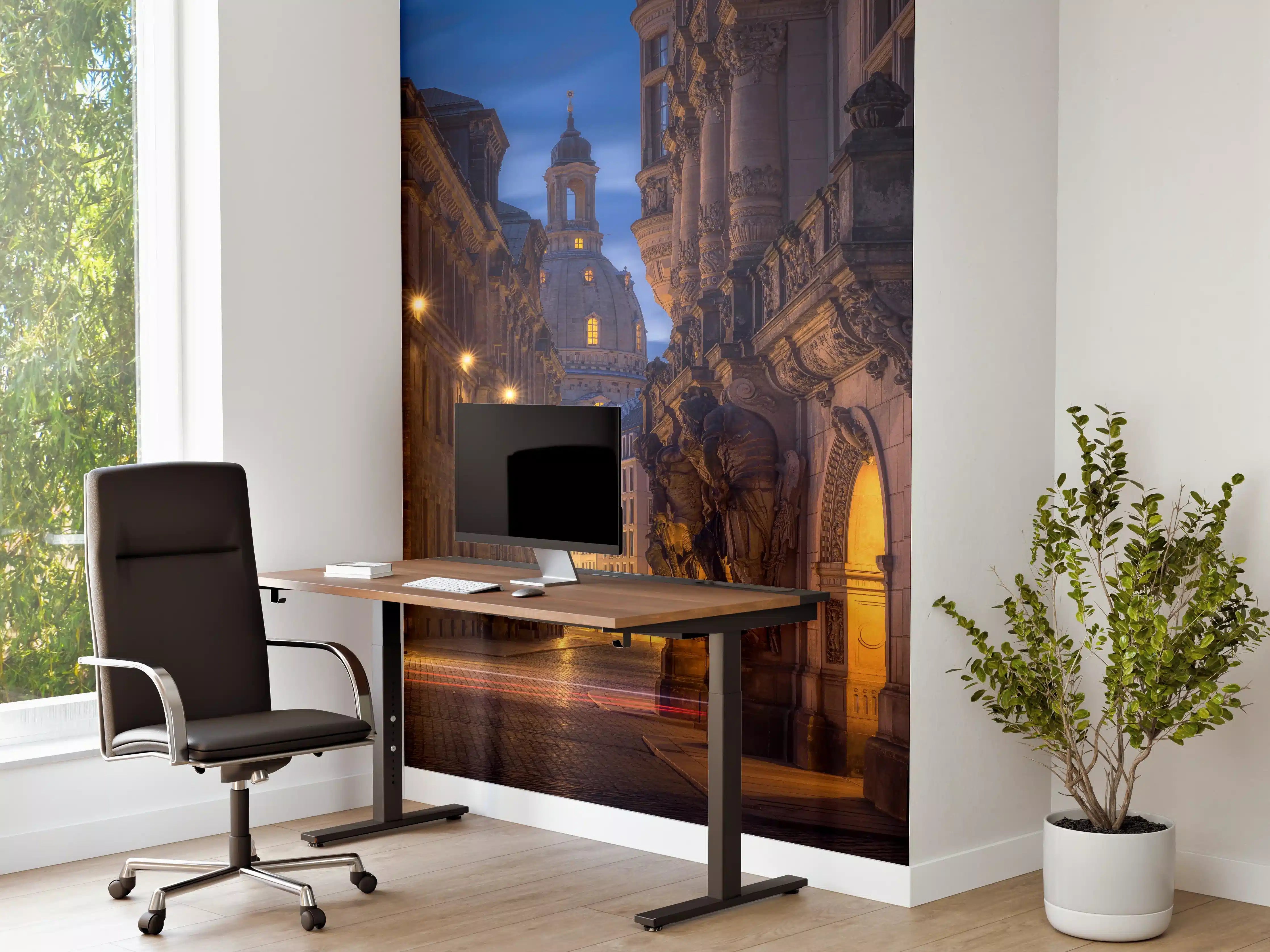 Büro Wandgestaltung - Altstadt in Dresden - Elbflorenz