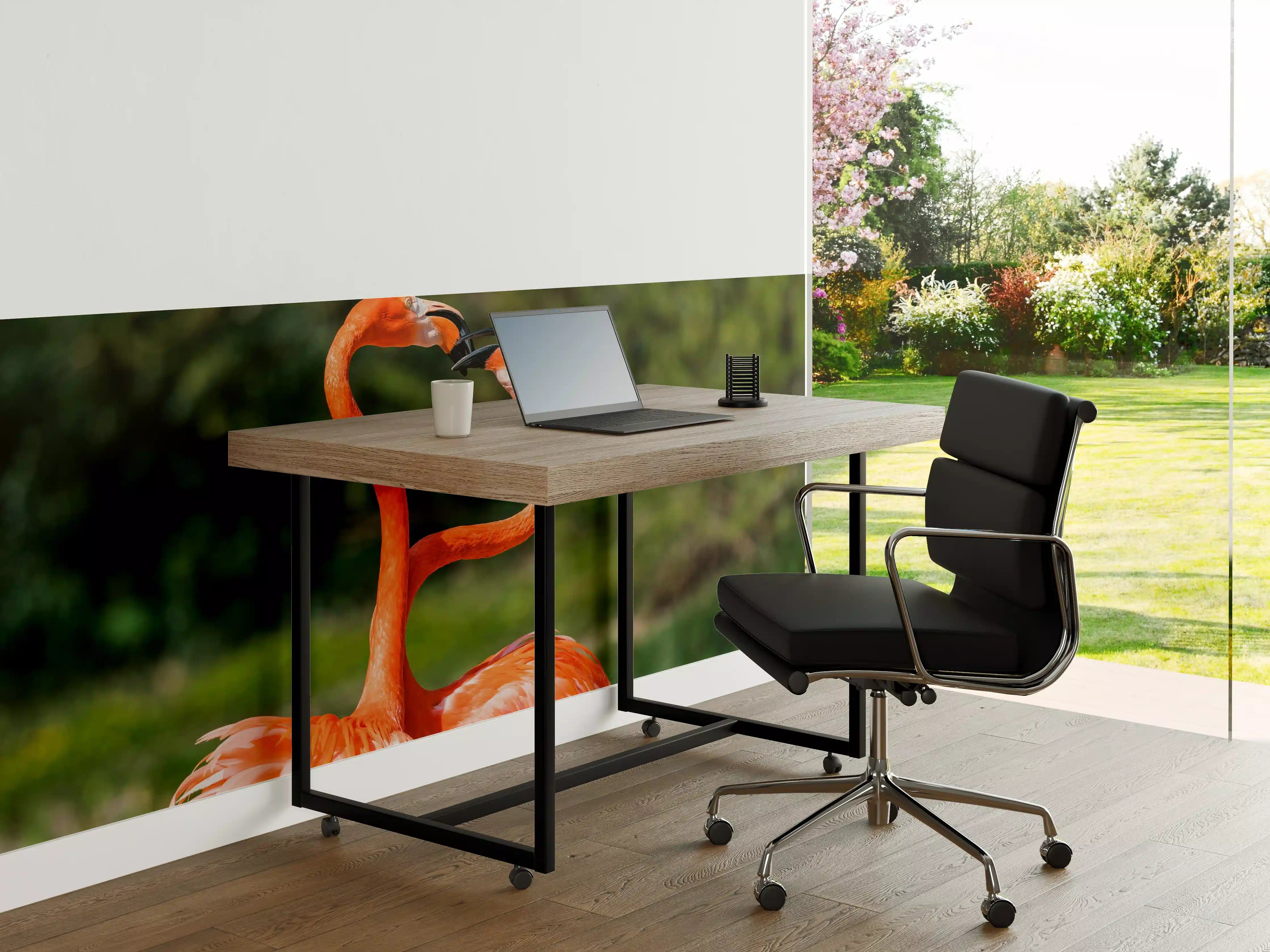 Büro Wandgestaltung - Amerikanisches Flamingo-Paar